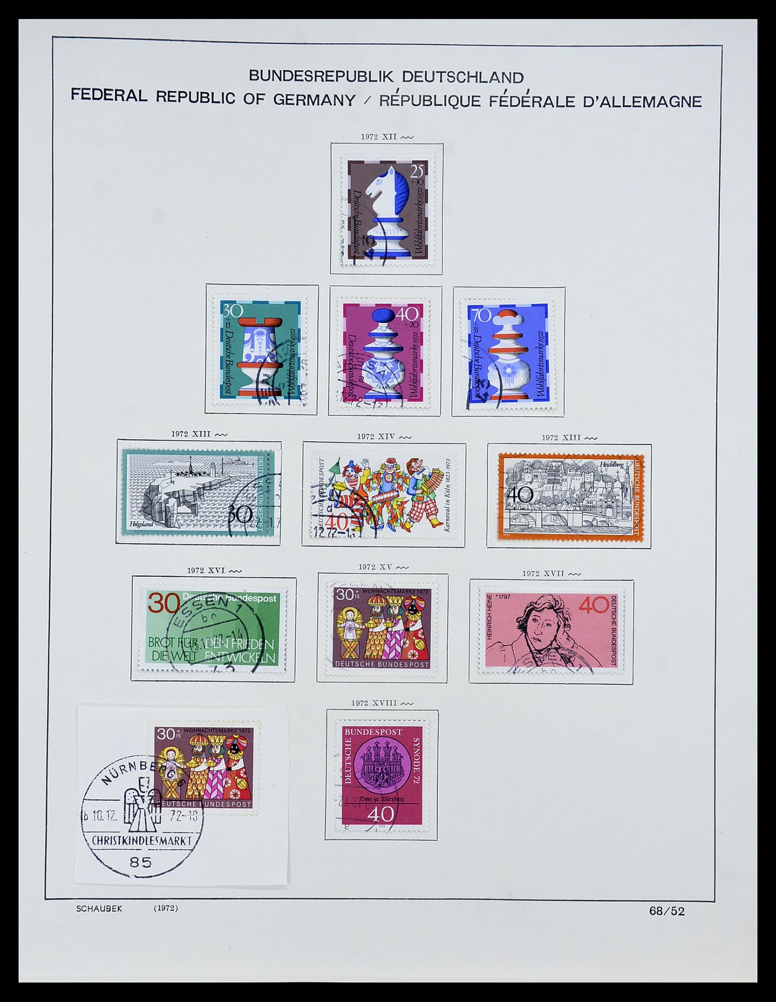34194 067 - Postzegelverzameling 34194 Bundespost 1949-1982.