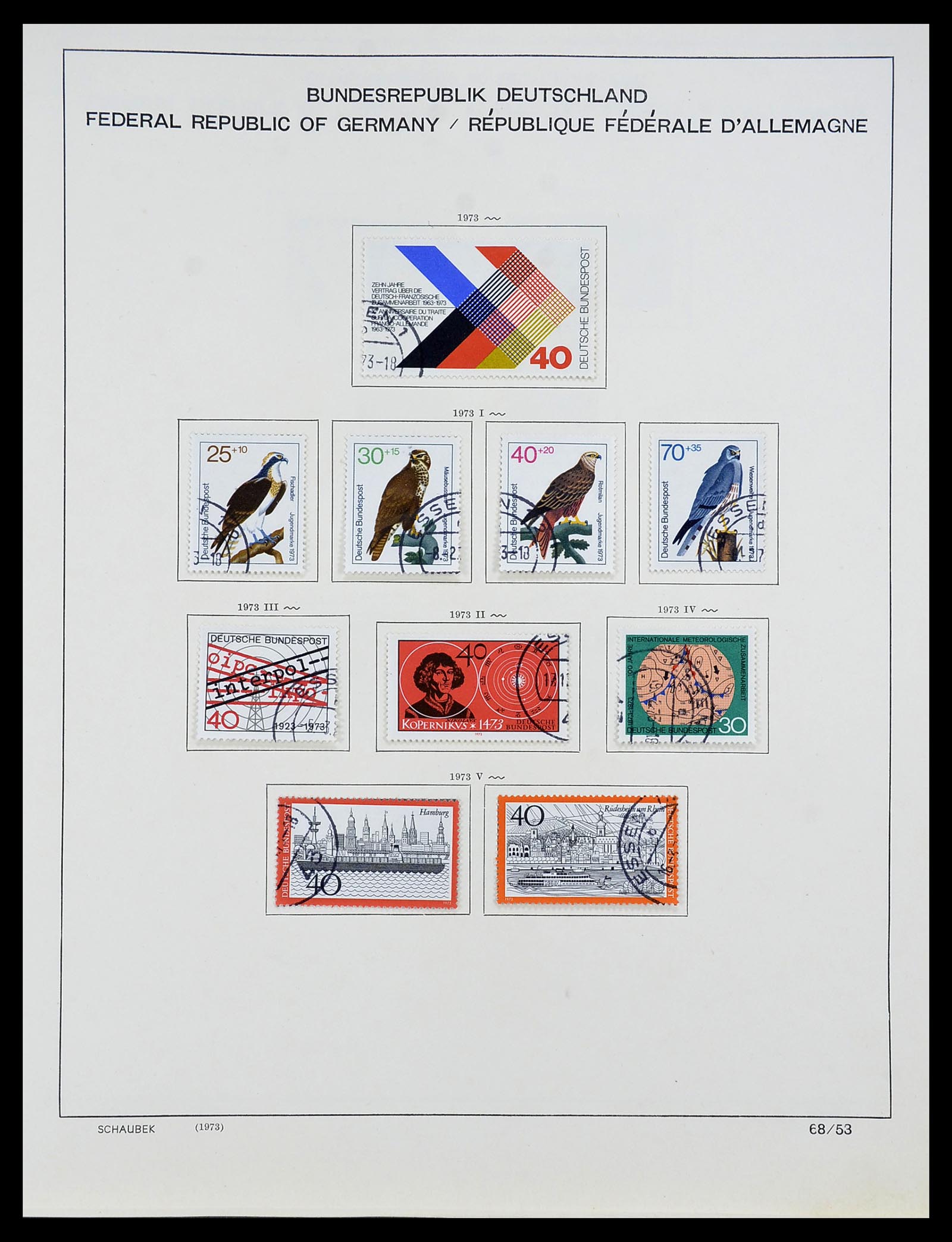 34194 068 - Postzegelverzameling 34194 Bundespost 1949-1982.