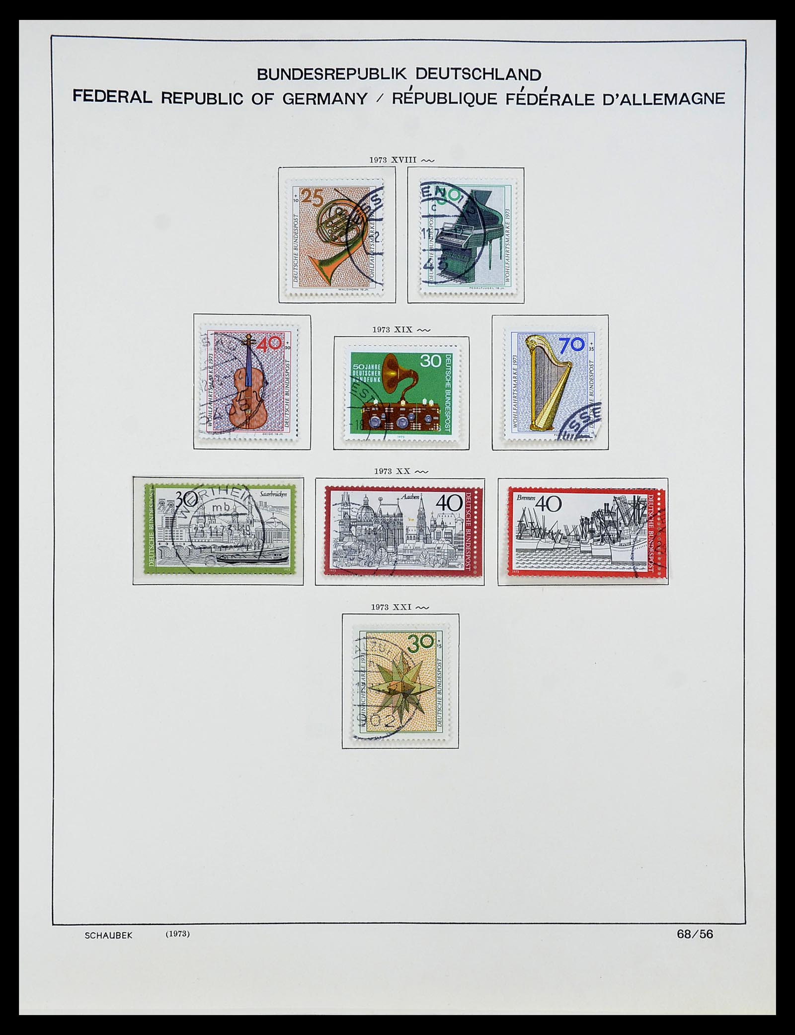 34194 071 - Stamp collection 34194 Bundespost 1949-1982.