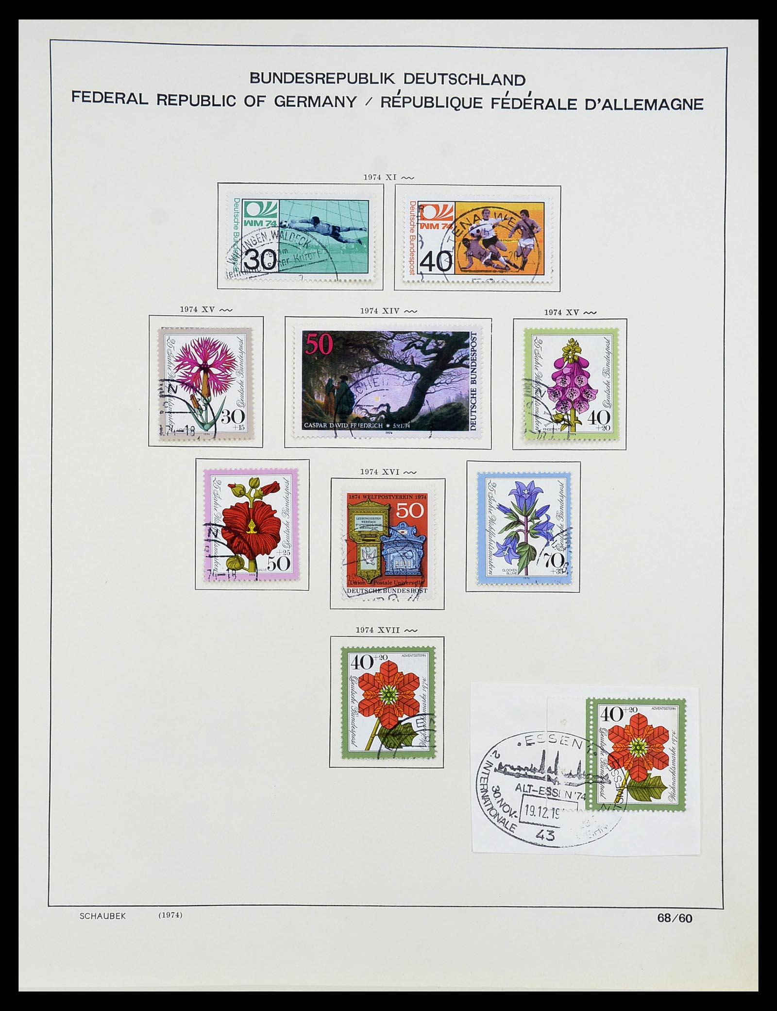34194 075 - Postzegelverzameling 34194 Bundespost 1949-1982.