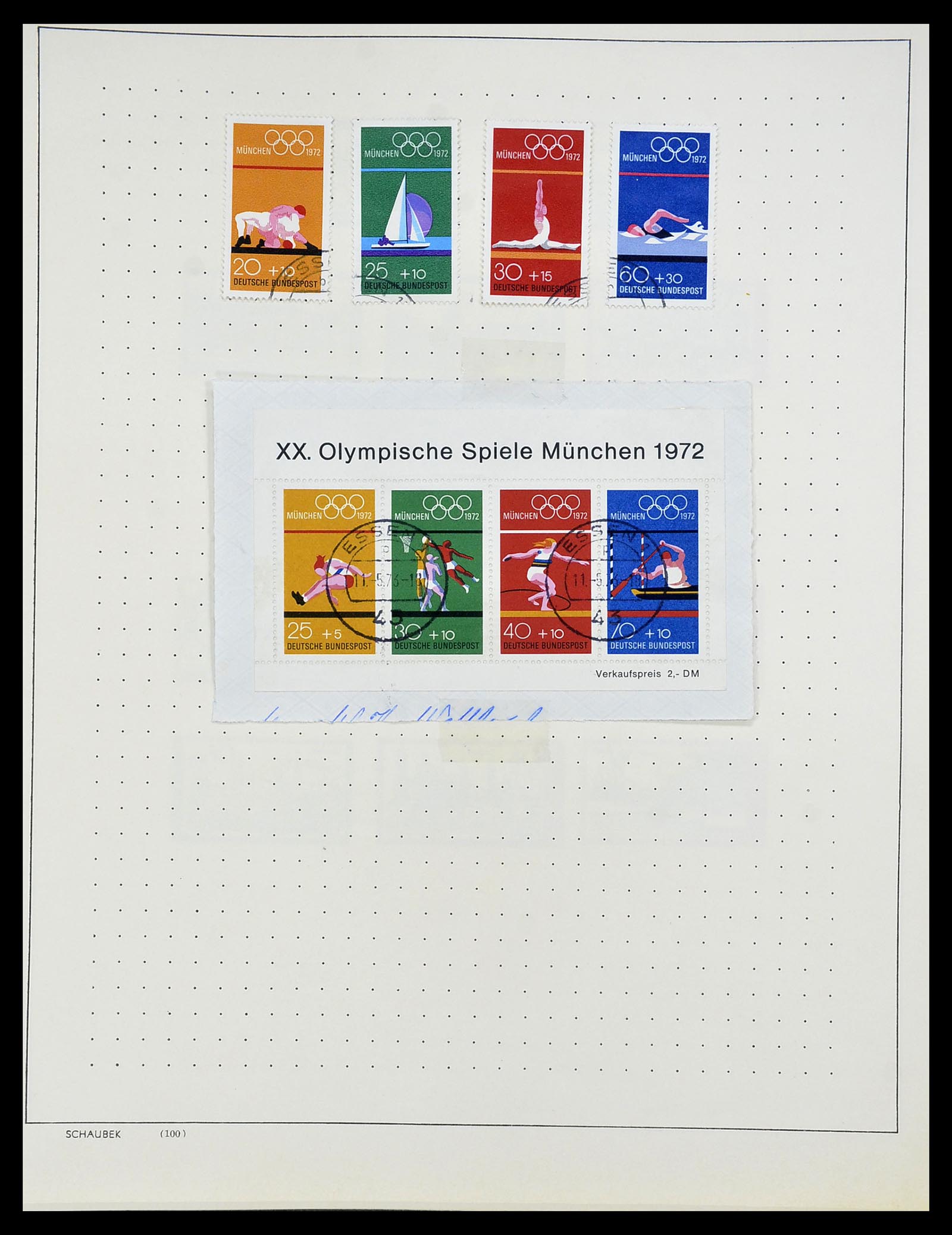 34194 078 - Postzegelverzameling 34194 Bundespost 1949-1982.