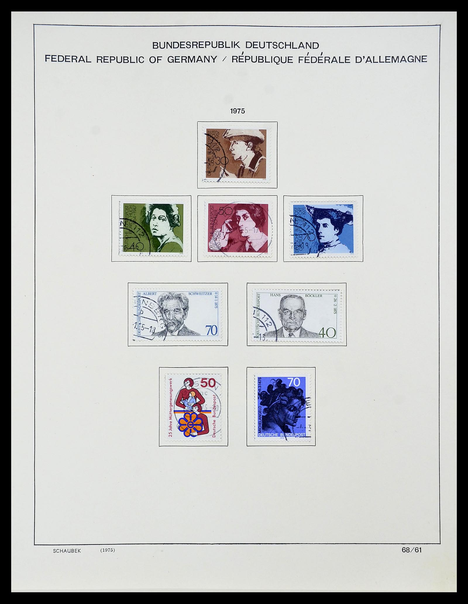 34194 080 - Postzegelverzameling 34194 Bundespost 1949-1982.