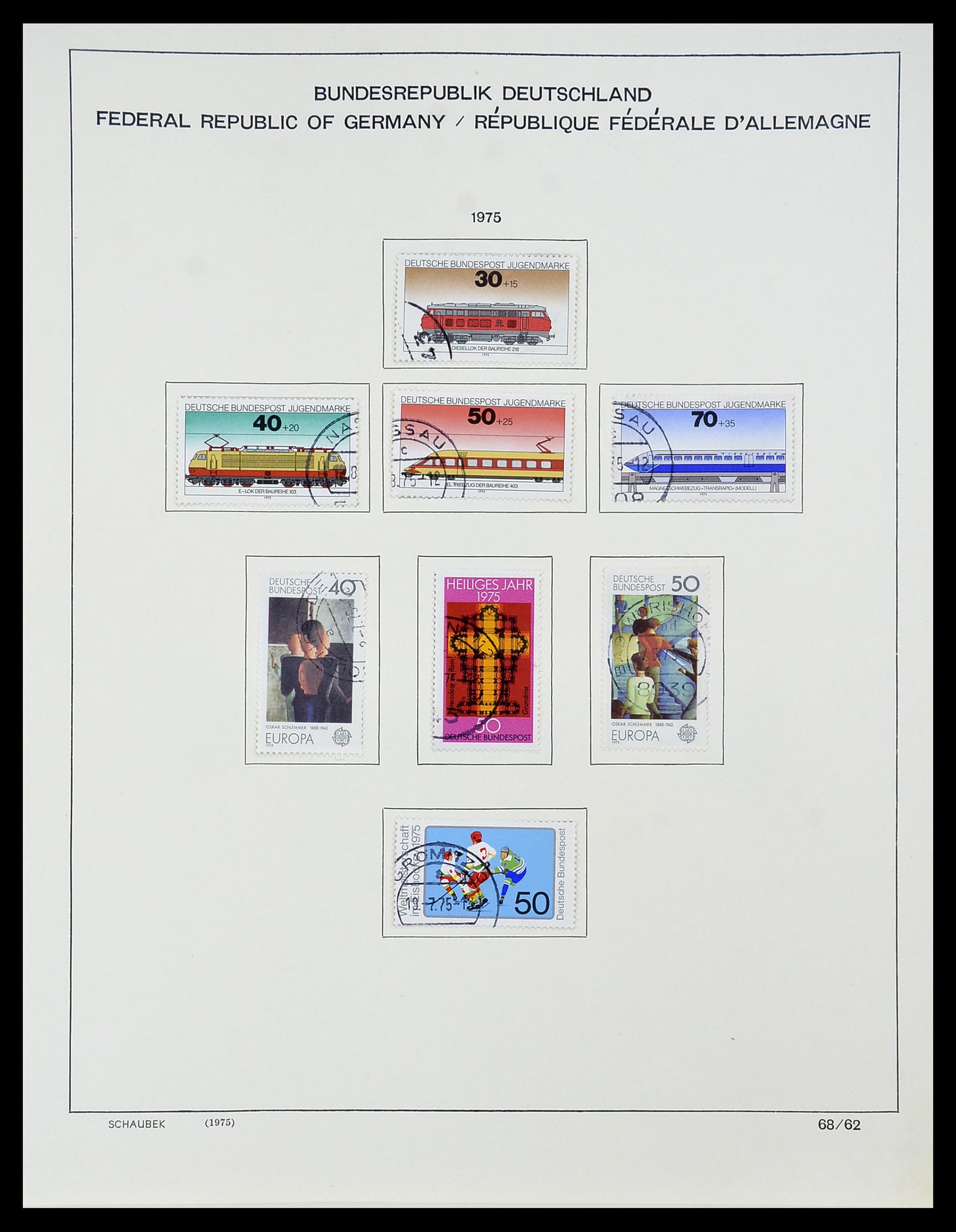 34194 081 - Postzegelverzameling 34194 Bundespost 1949-1982.