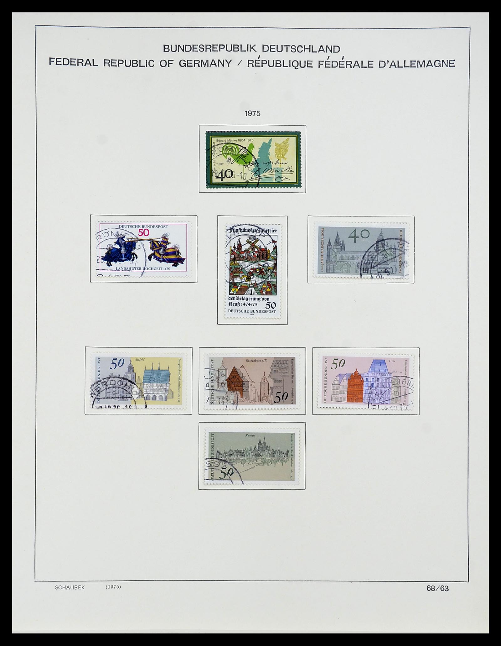 34194 082 - Stamp collection 34194 Bundespost 1949-1982.