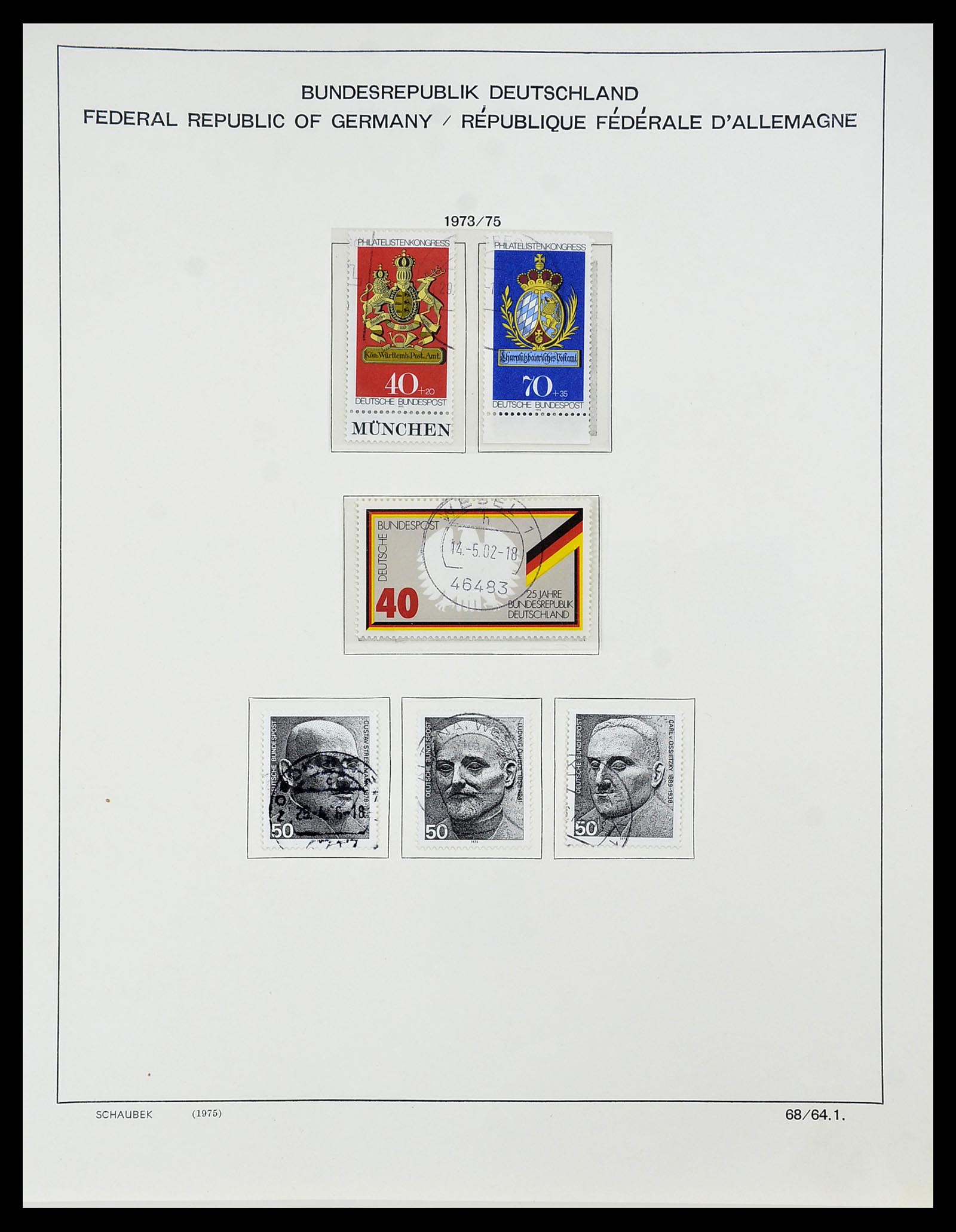 34194 084 - Postzegelverzameling 34194 Bundespost 1949-1982.