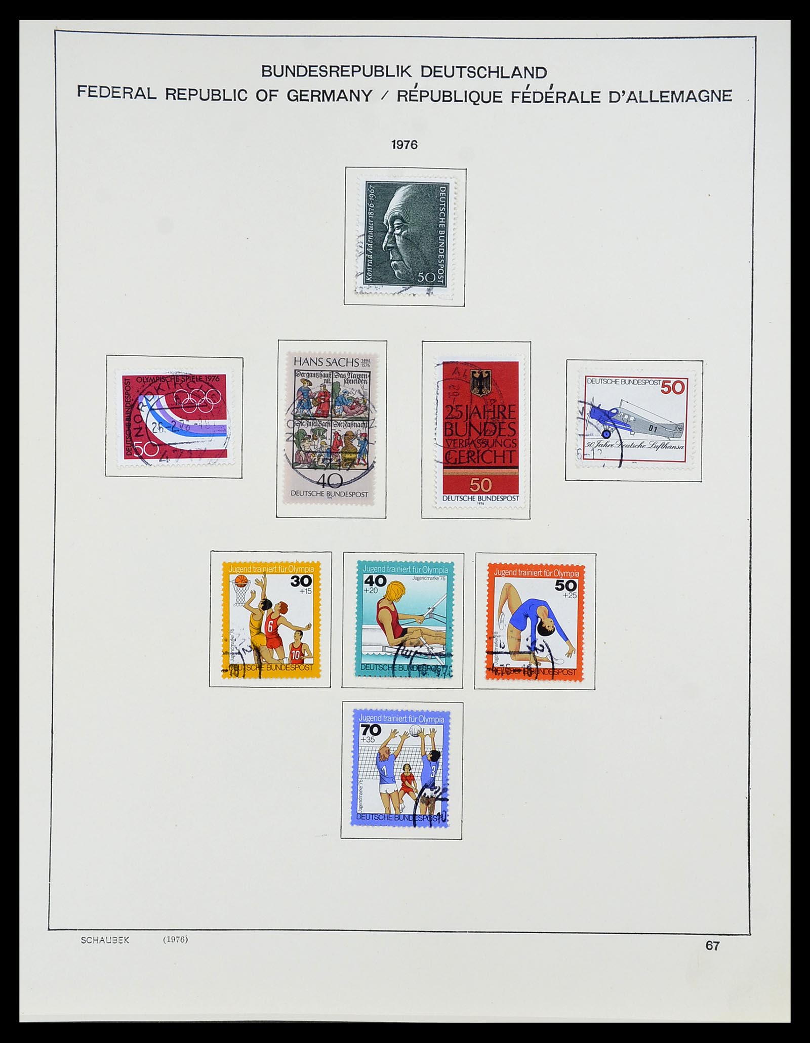 34194 086 - Postzegelverzameling 34194 Bundespost 1949-1982.