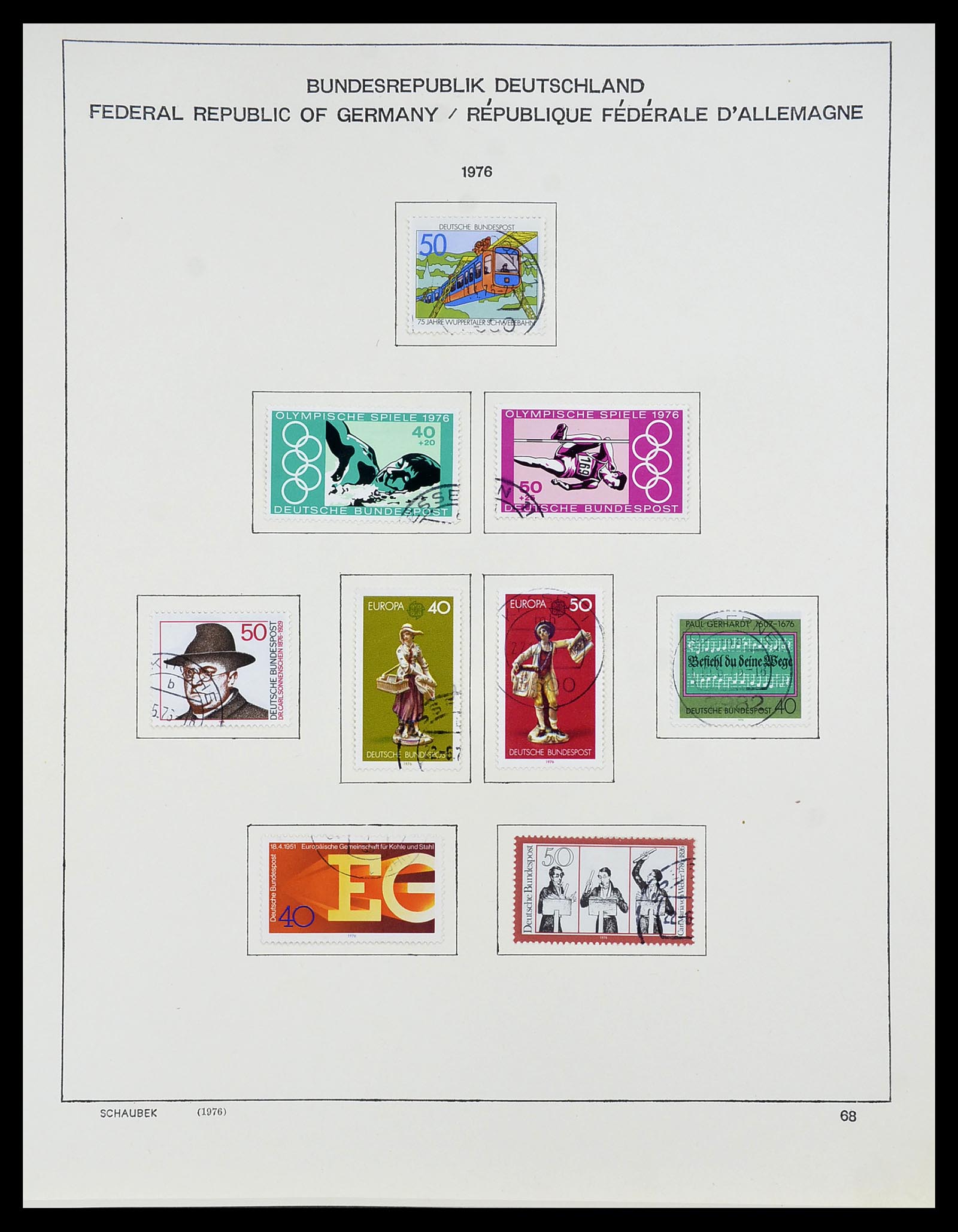 34194 087 - Postzegelverzameling 34194 Bundespost 1949-1982.