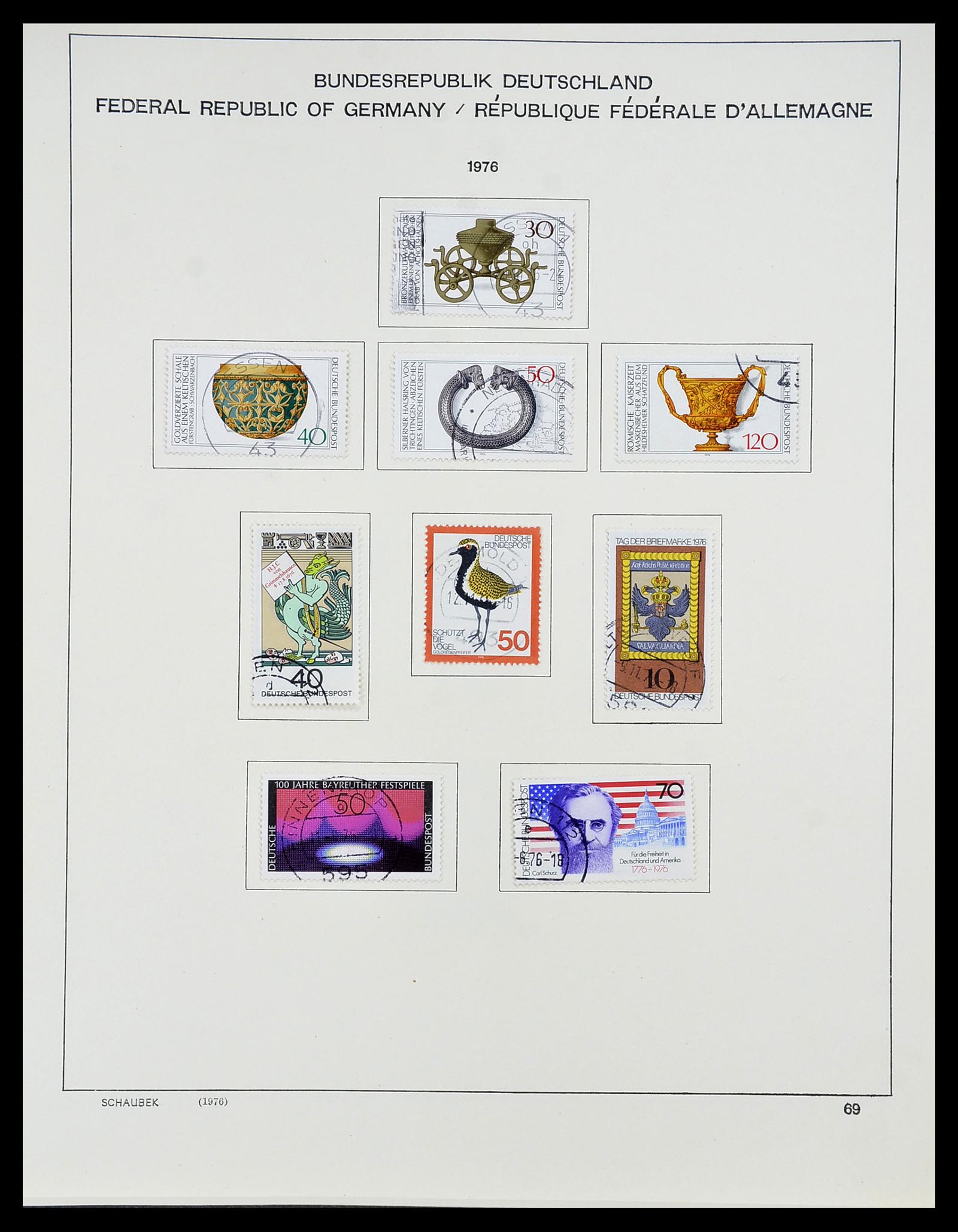 34194 088 - Postzegelverzameling 34194 Bundespost 1949-1982.