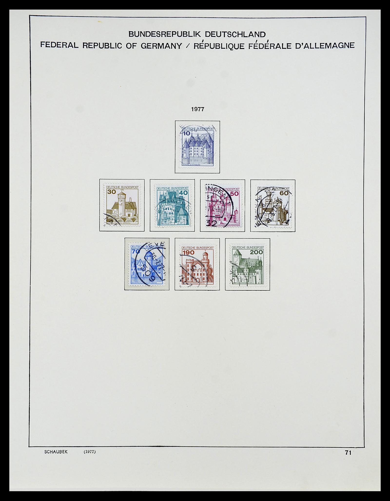 34194 090 - Postzegelverzameling 34194 Bundespost 1949-1982.
