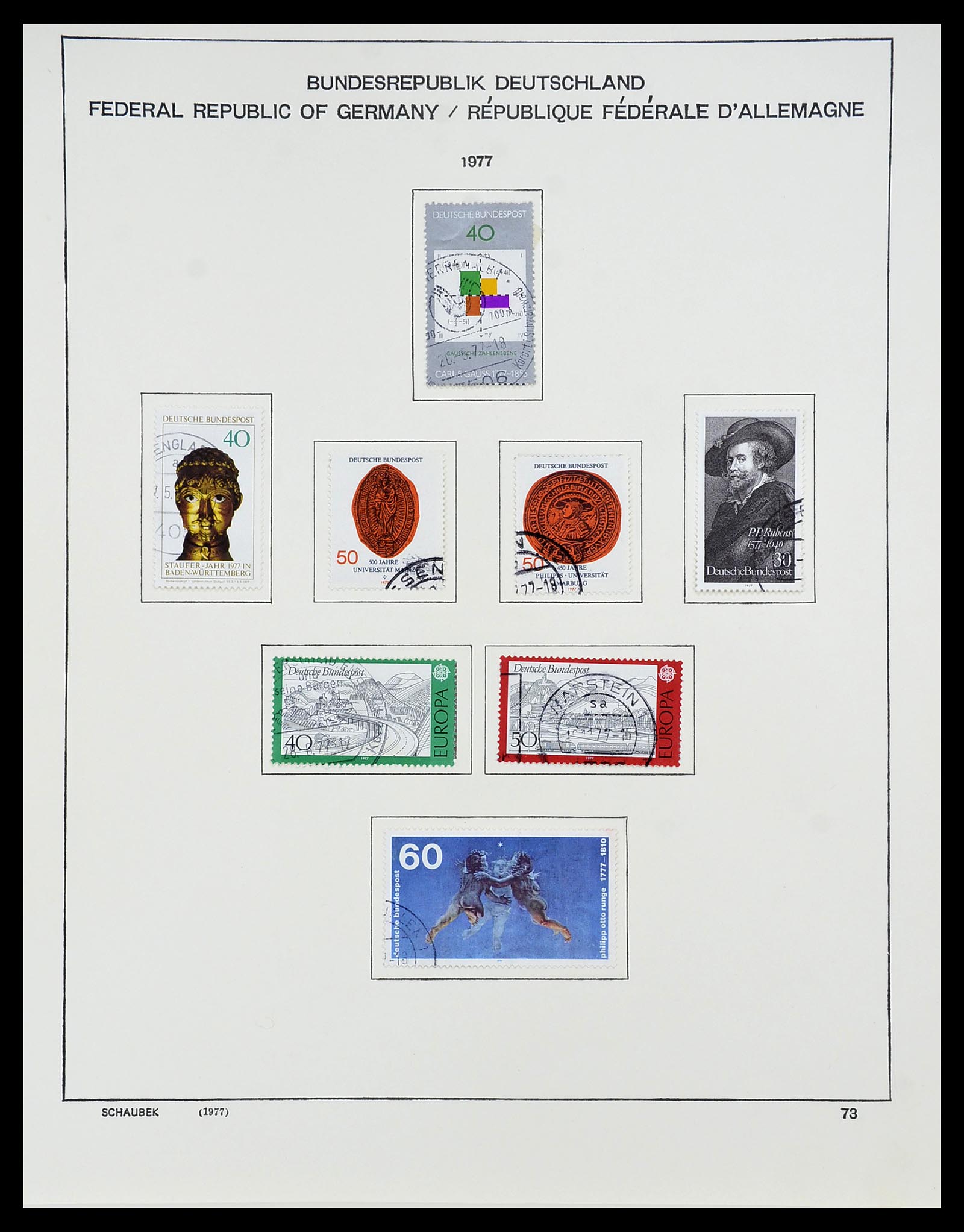 34194 093 - Postzegelverzameling 34194 Bundespost 1949-1982.