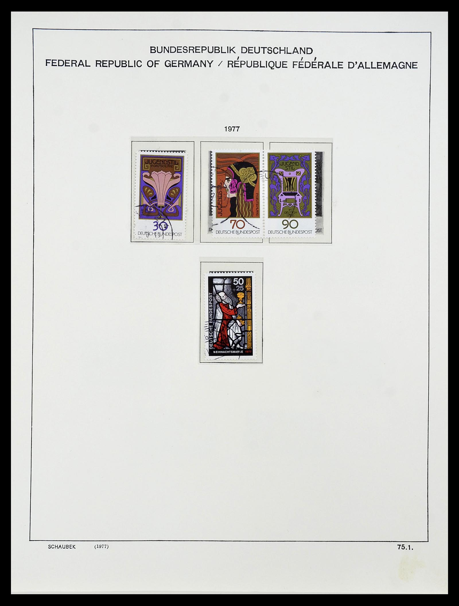 34194 096 - Postzegelverzameling 34194 Bundespost 1949-1982.