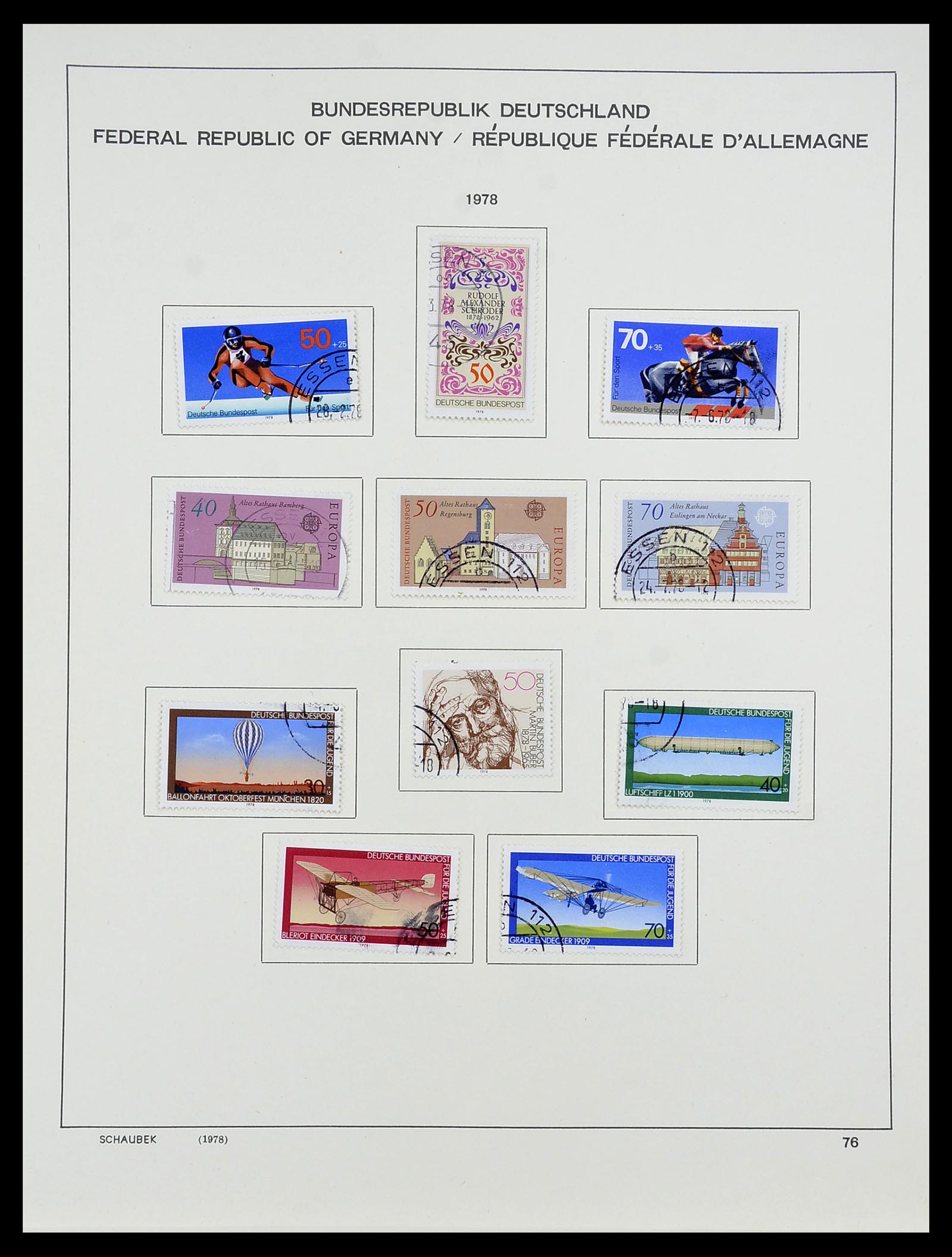34194 097 - Postzegelverzameling 34194 Bundespost 1949-1982.