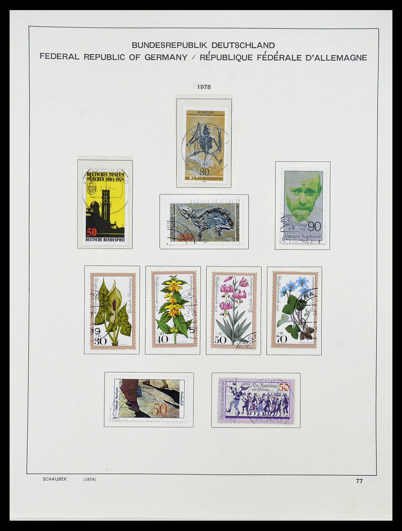 34194 098 - Postzegelverzameling 34194 Bundespost 1949-1982.