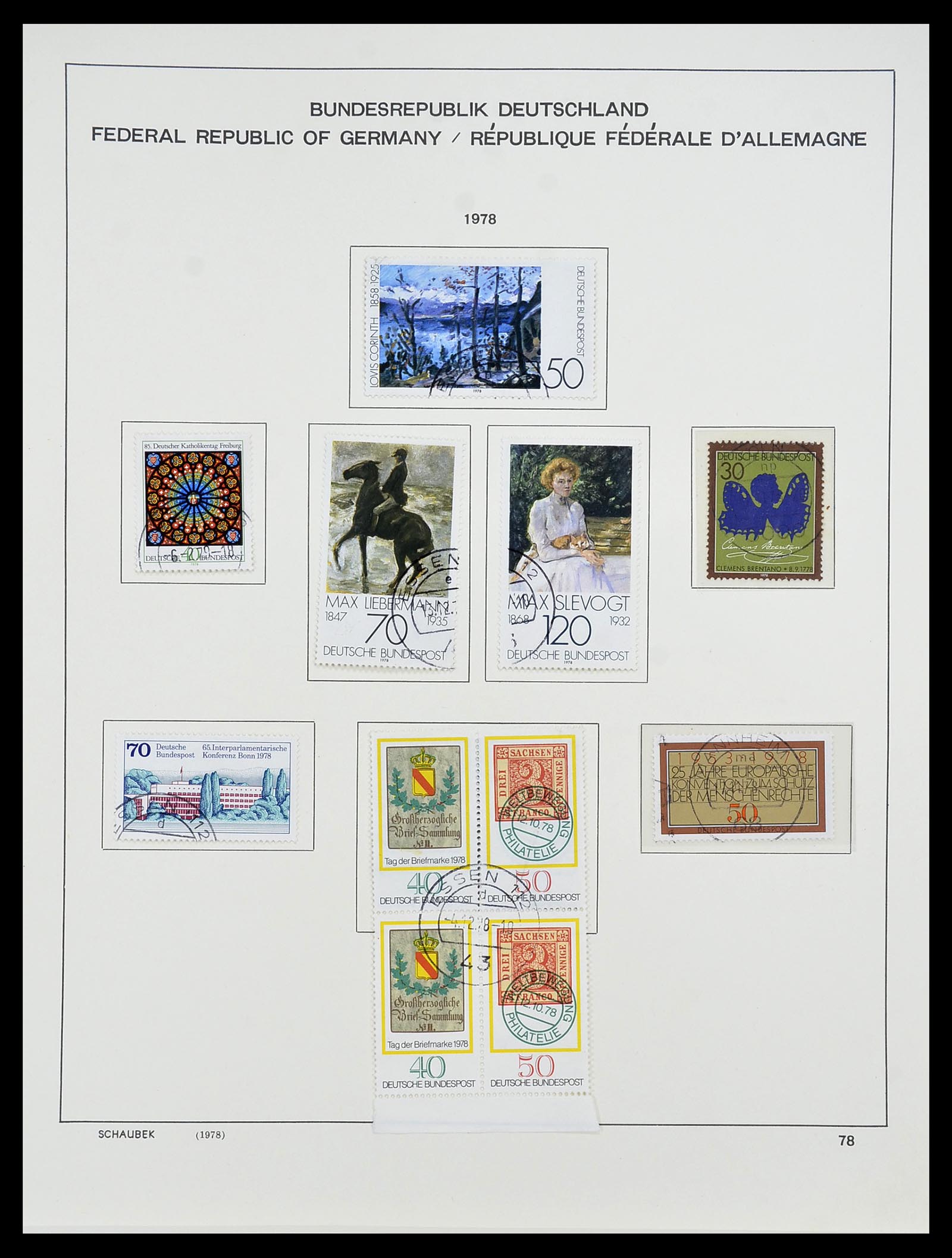 34194 099 - Stamp collection 34194 Bundespost 1949-1982.