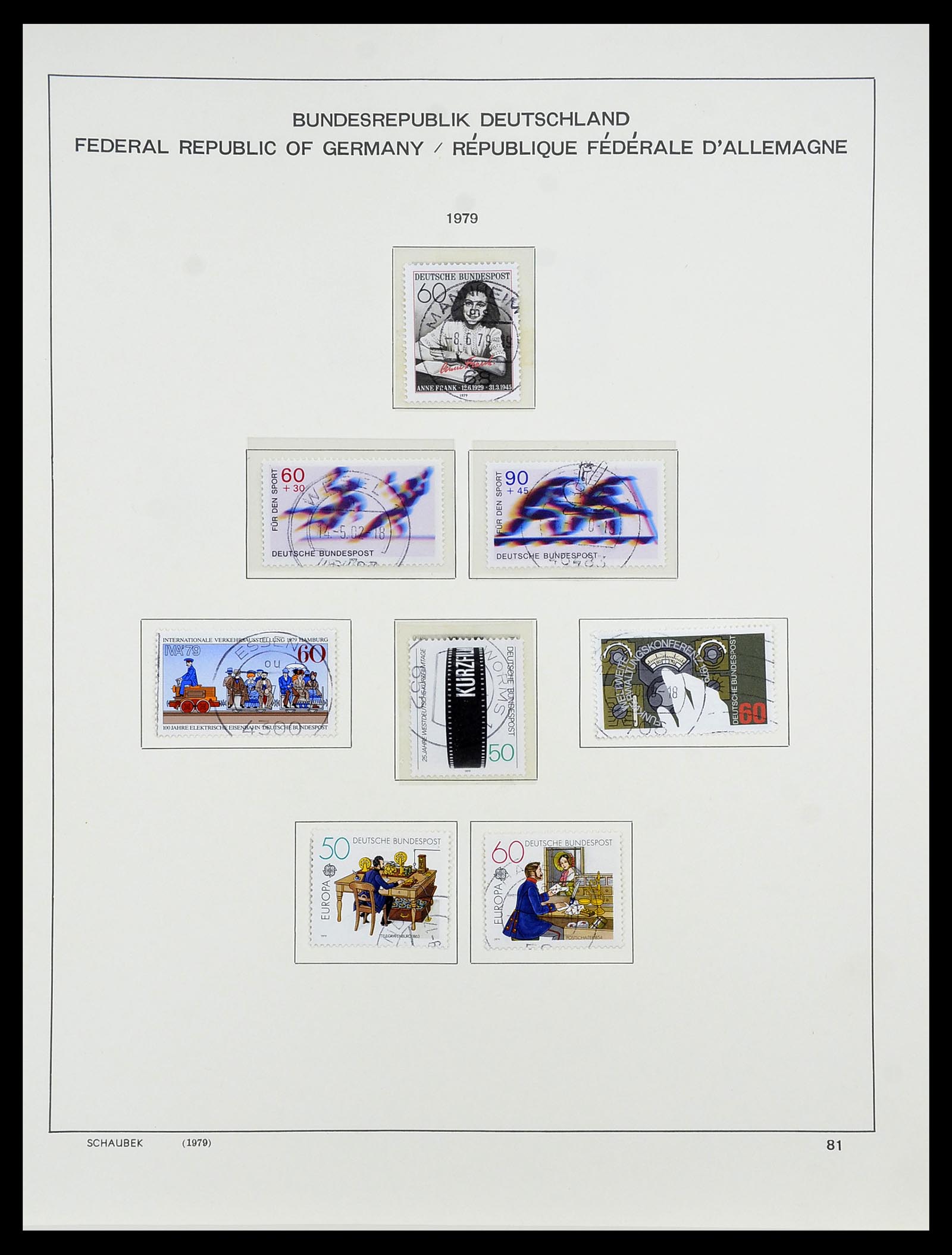 34194 103 - Postzegelverzameling 34194 Bundespost 1949-1982.