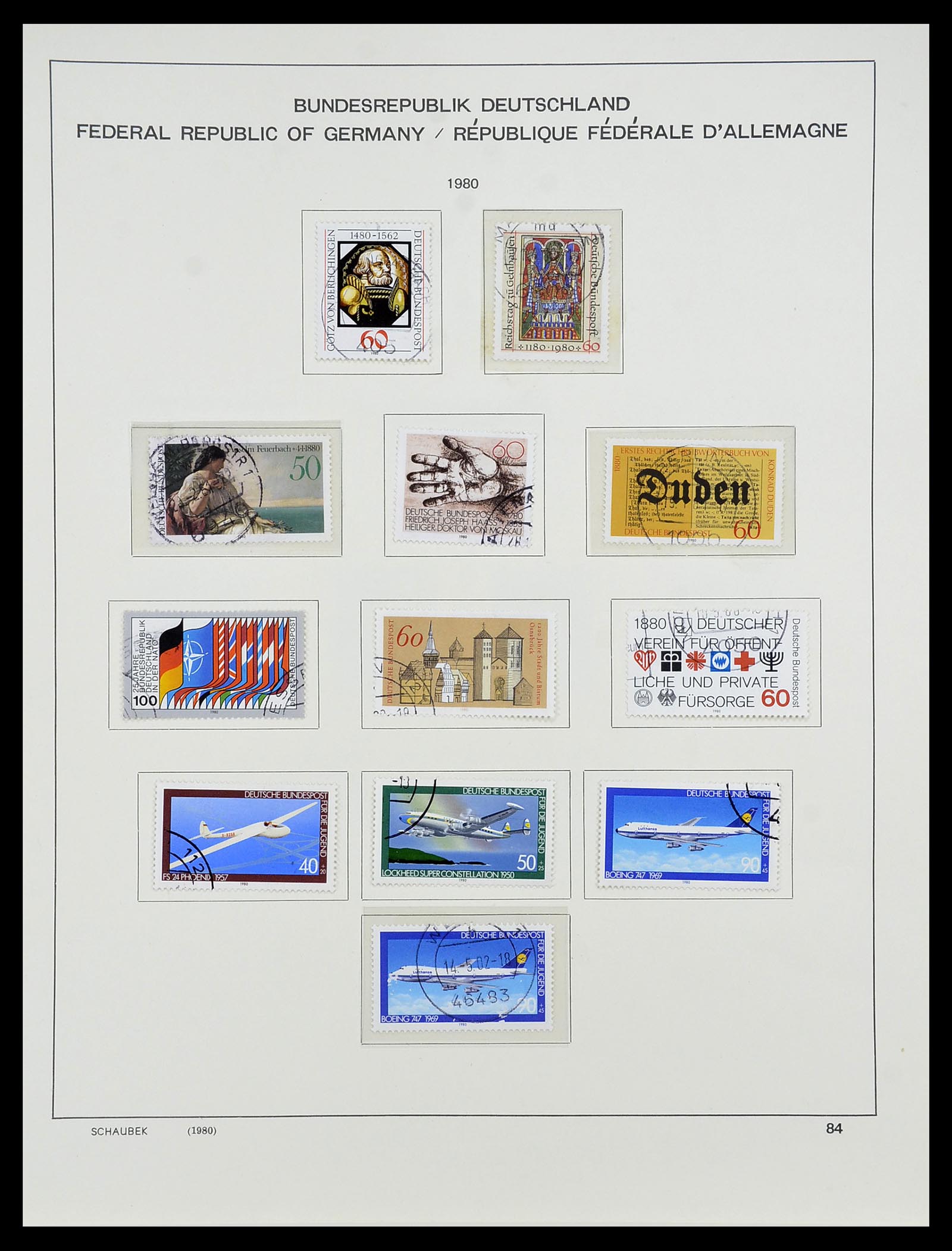 34194 107 - Postzegelverzameling 34194 Bundespost 1949-1982.