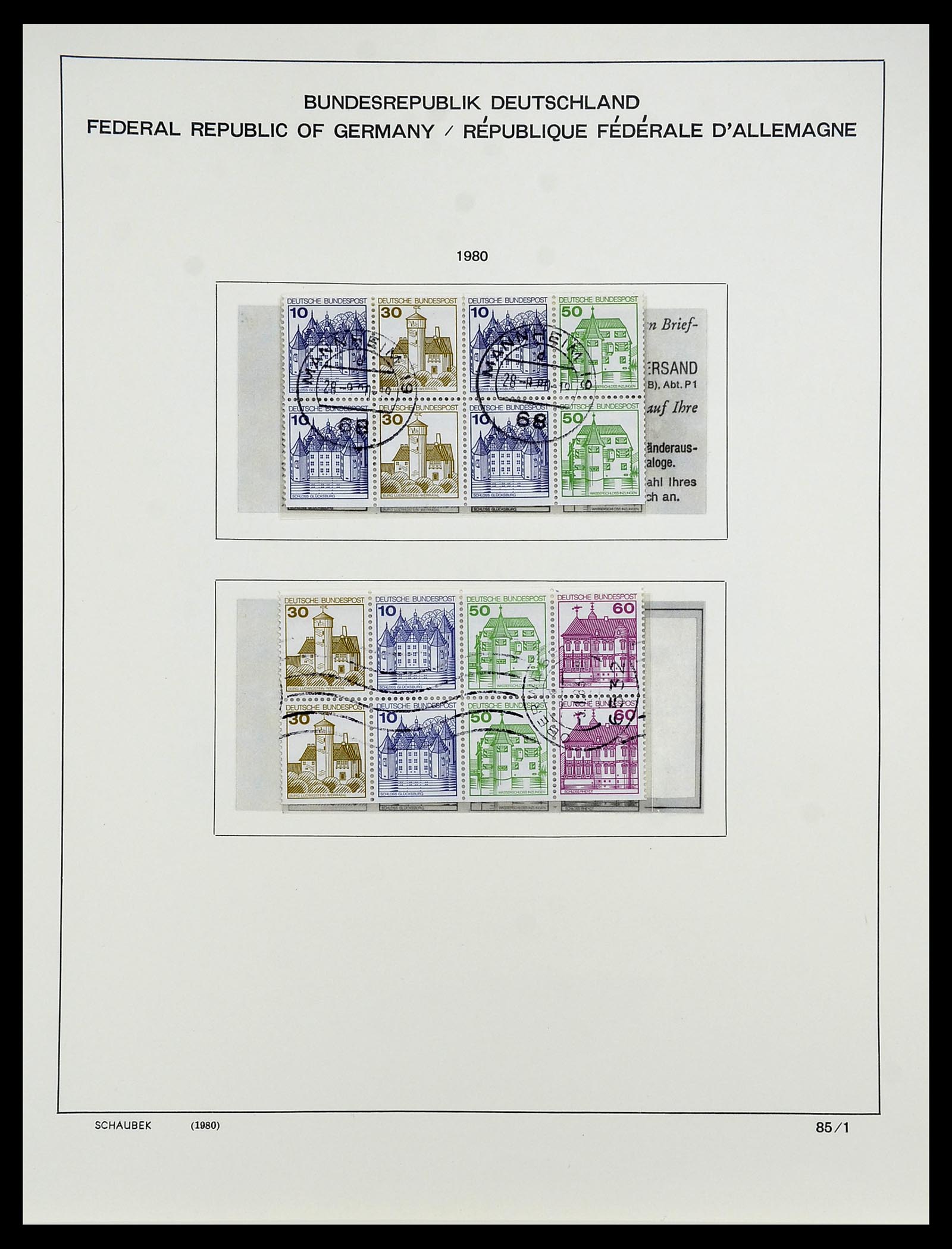 34194 109 - Postzegelverzameling 34194 Bundespost 1949-1982.