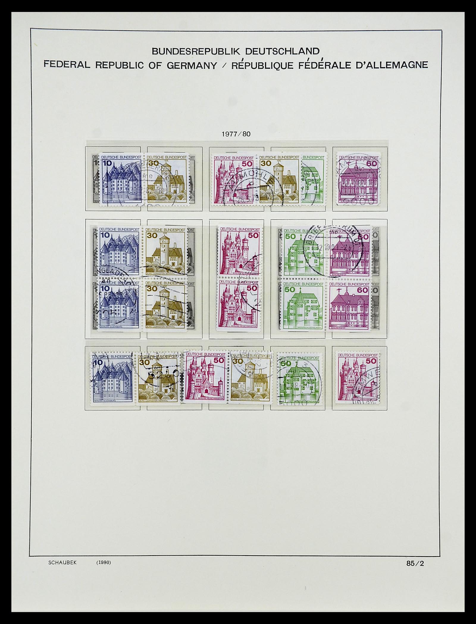 34194 110 - Stamp collection 34194 Bundespost 1949-1982.