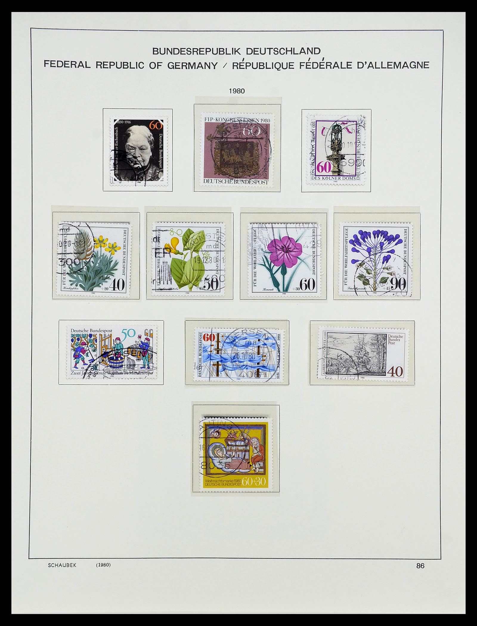 34194 111 - Postzegelverzameling 34194 Bundespost 1949-1982.