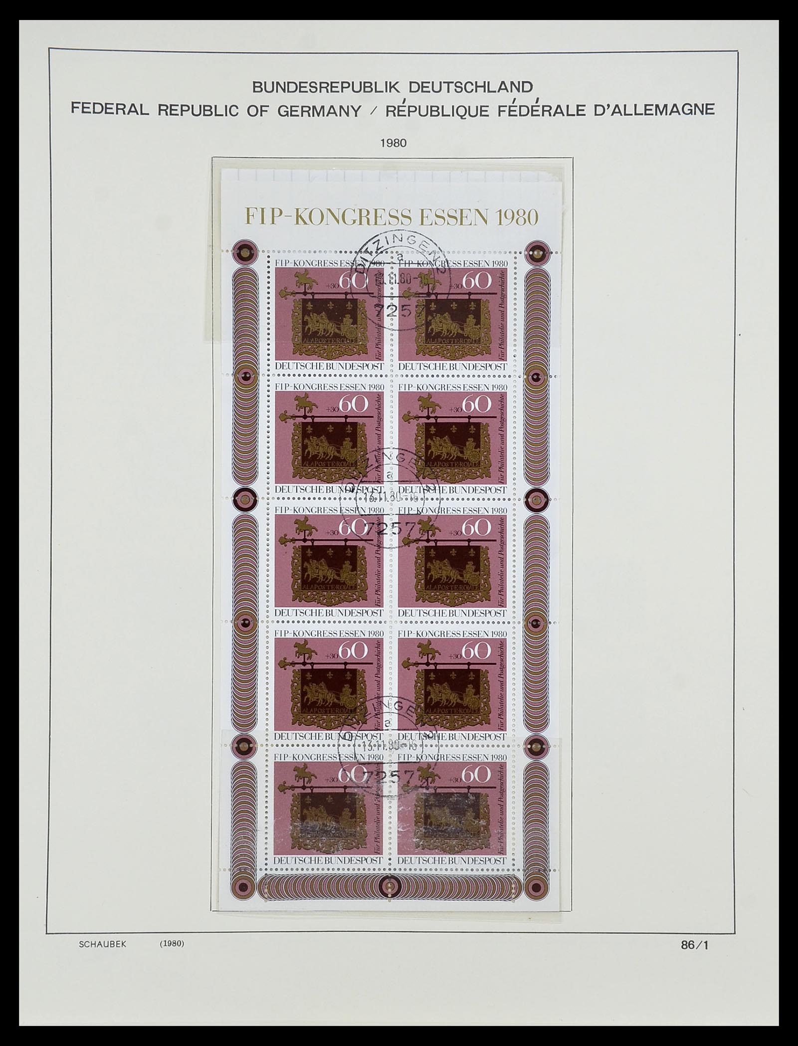 34194 112 - Postzegelverzameling 34194 Bundespost 1949-1982.