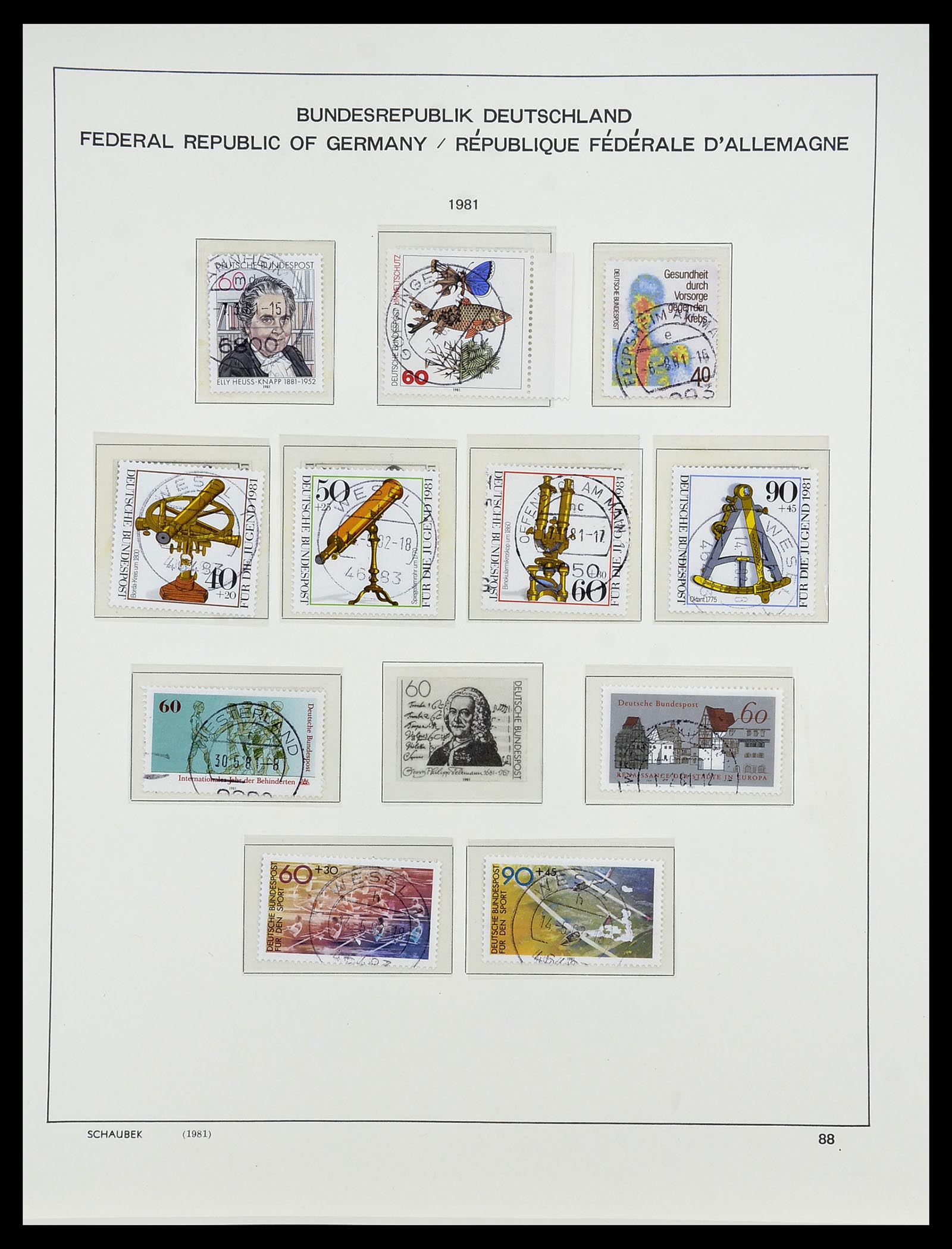 34194 114 - Postzegelverzameling 34194 Bundespost 1949-1982.