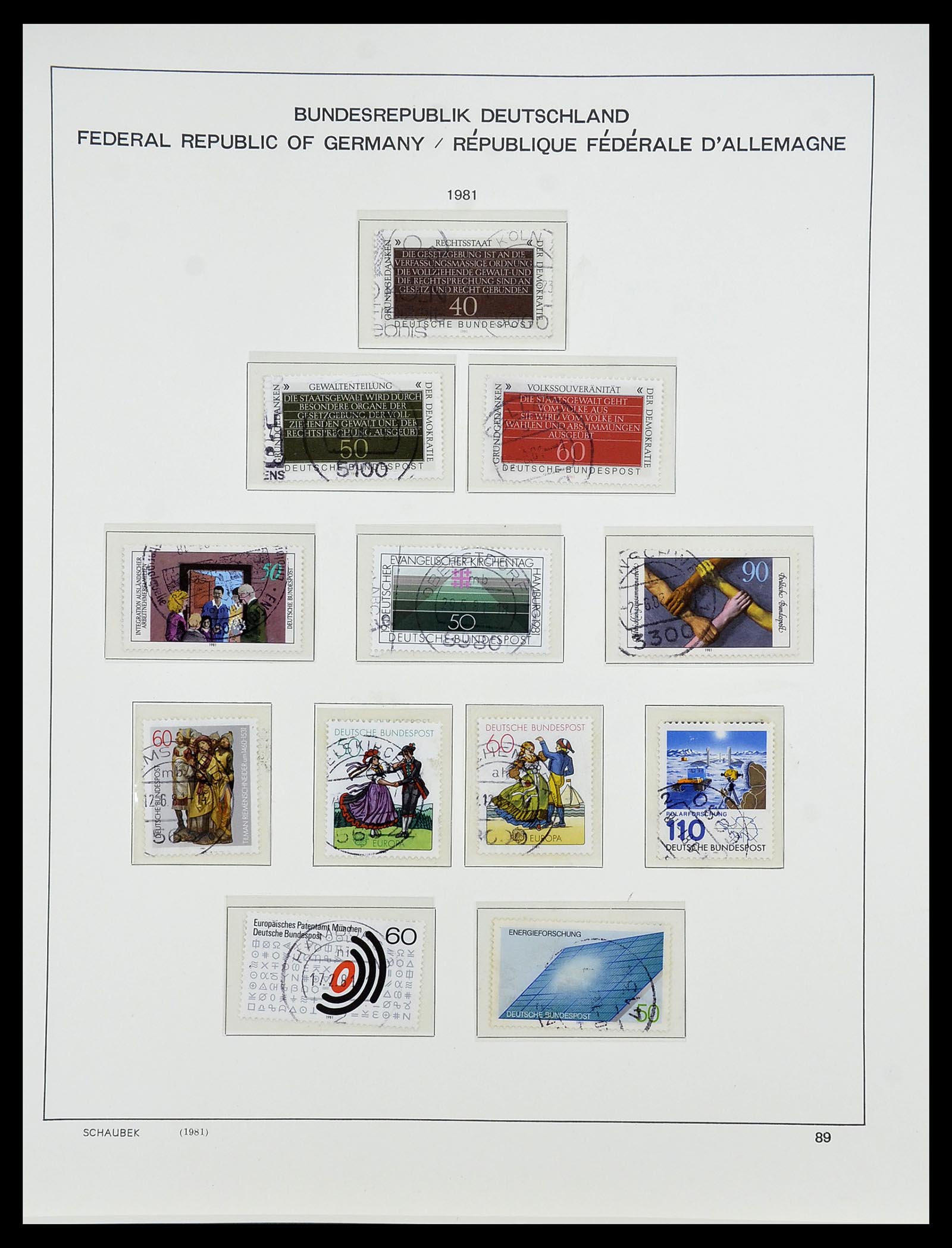 34194 115 - Postzegelverzameling 34194 Bundespost 1949-1982.