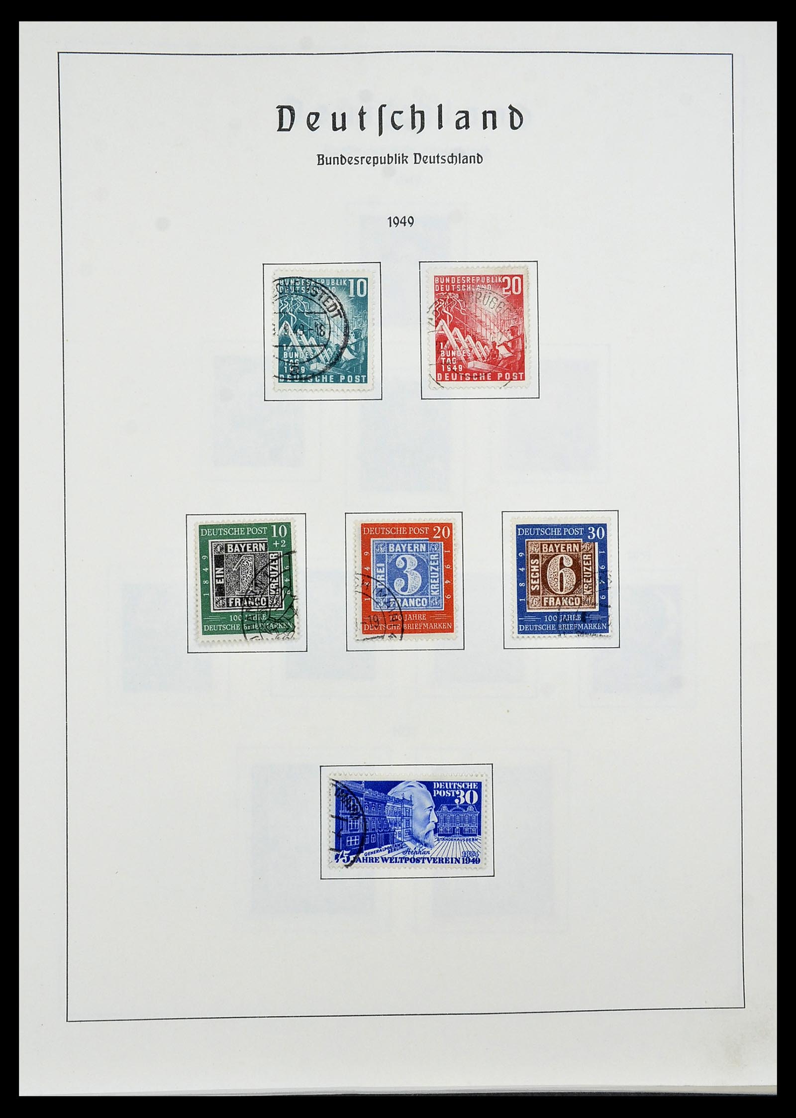 34195 001 - Postzegelverzameling 34195 Bundespost 1949-1981.