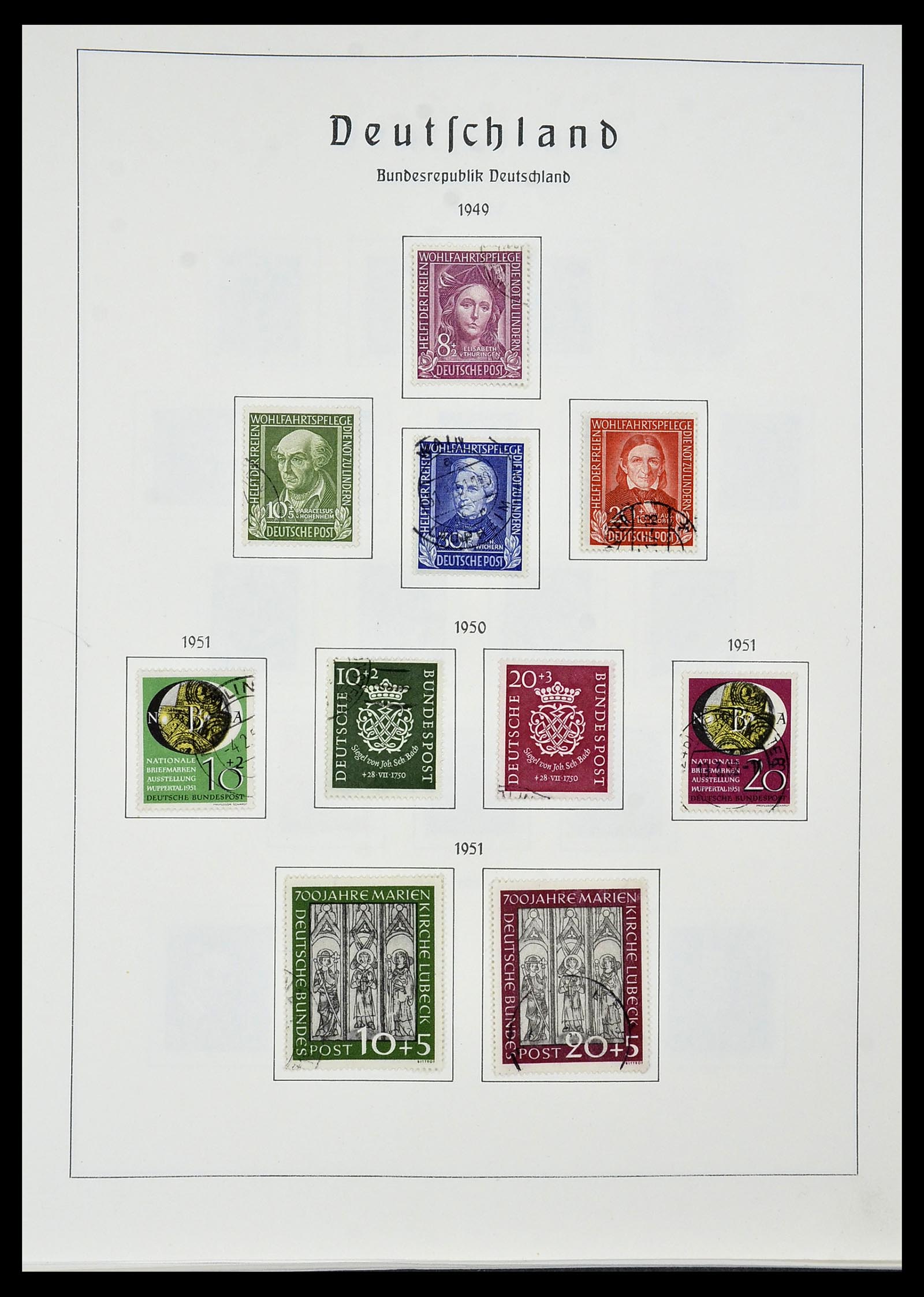 34195 002 - Postzegelverzameling 34195 Bundespost 1949-1981.