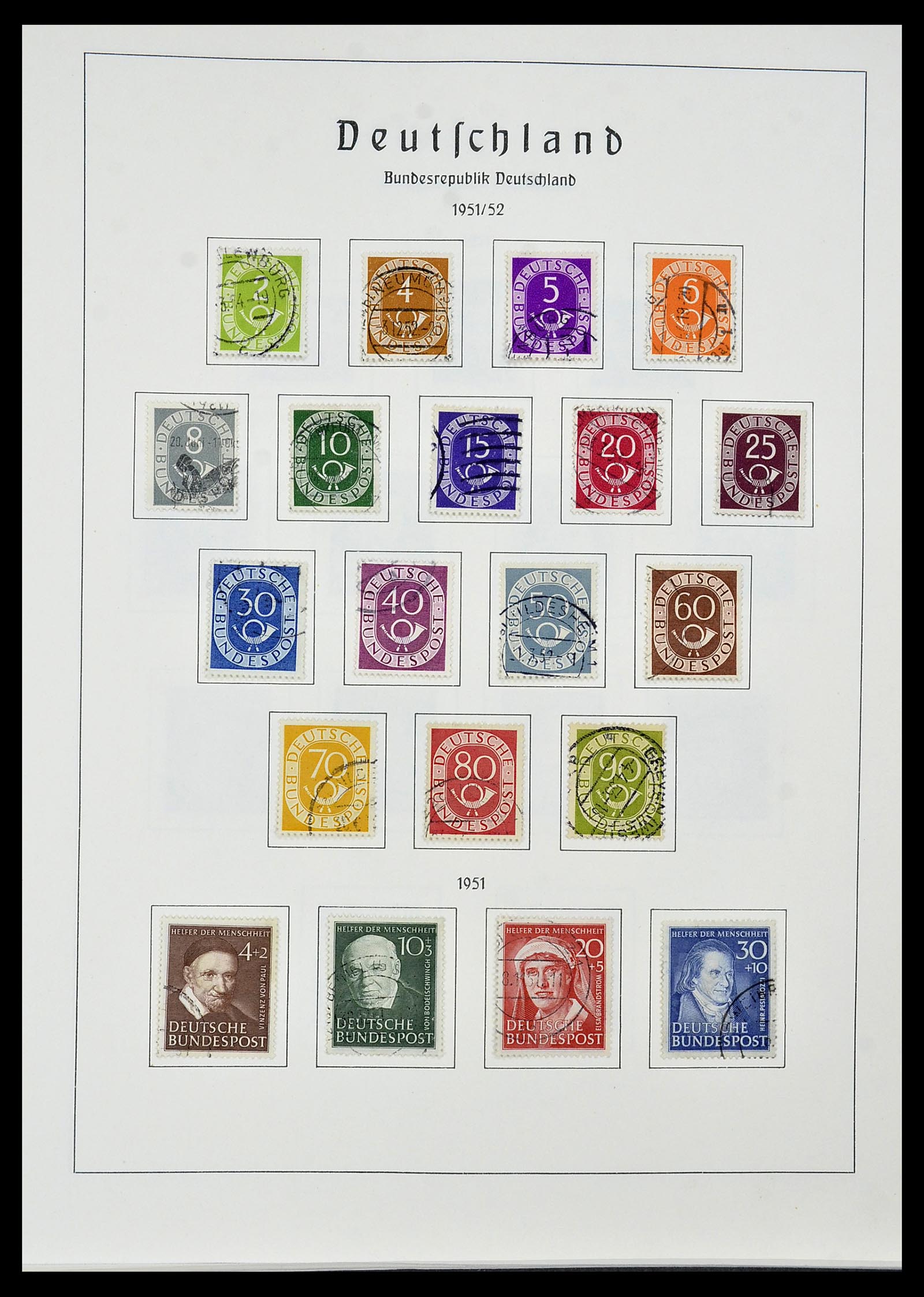 34195 003 - Postzegelverzameling 34195 Bundespost 1949-1981.