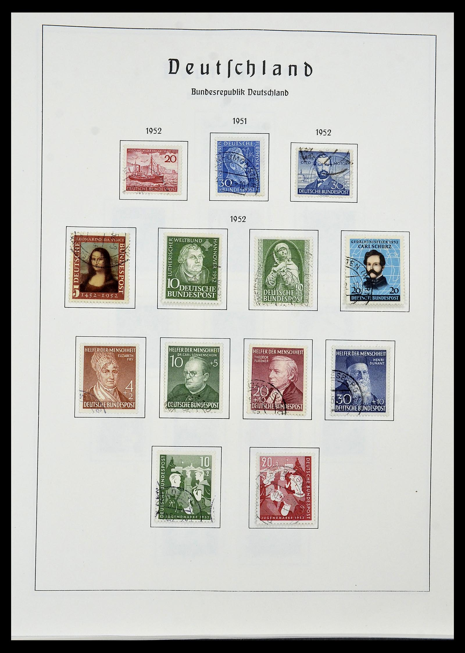34195 004 - Postzegelverzameling 34195 Bundespost 1949-1981.