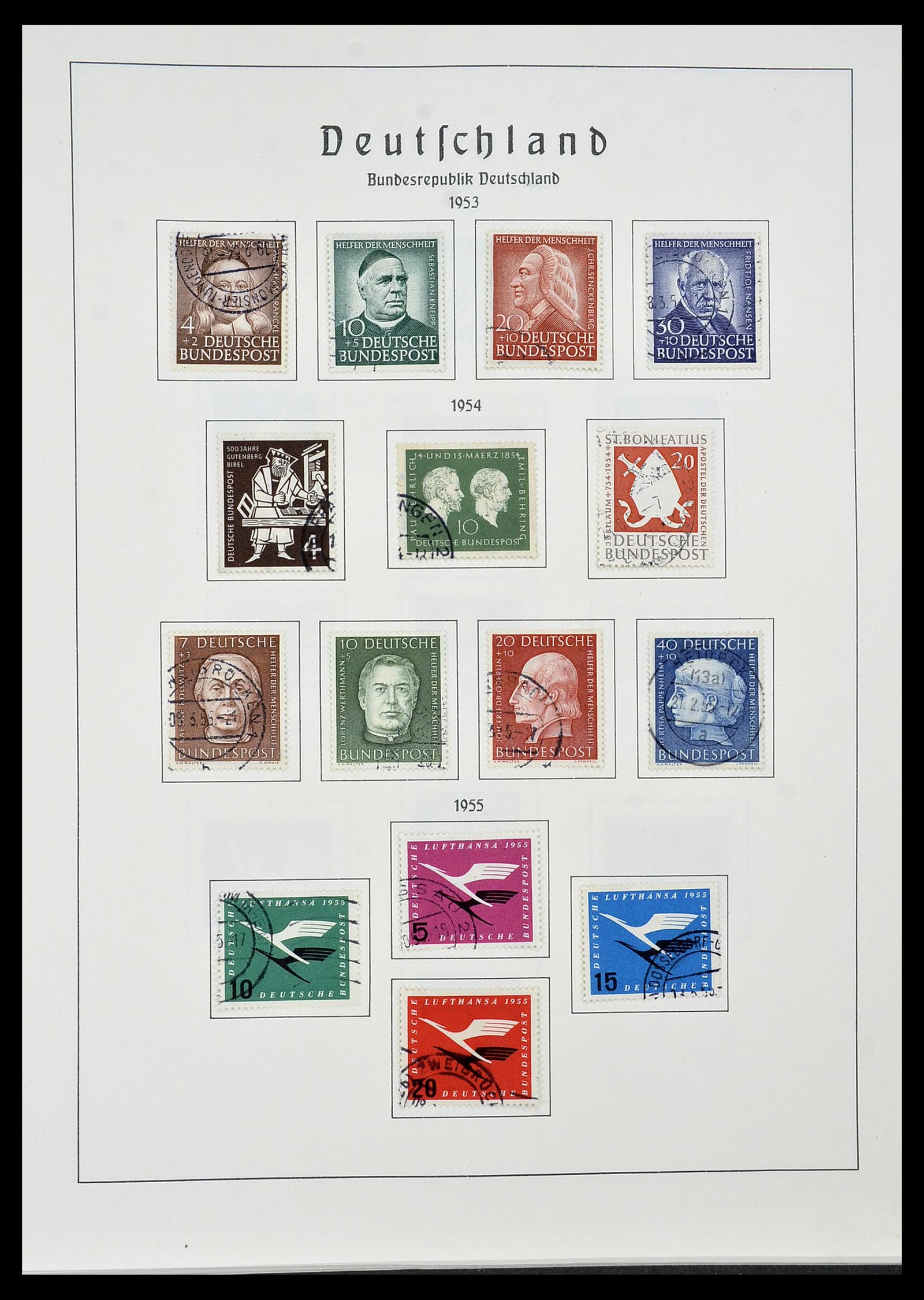 34195 006 - Postzegelverzameling 34195 Bundespost 1949-1981.