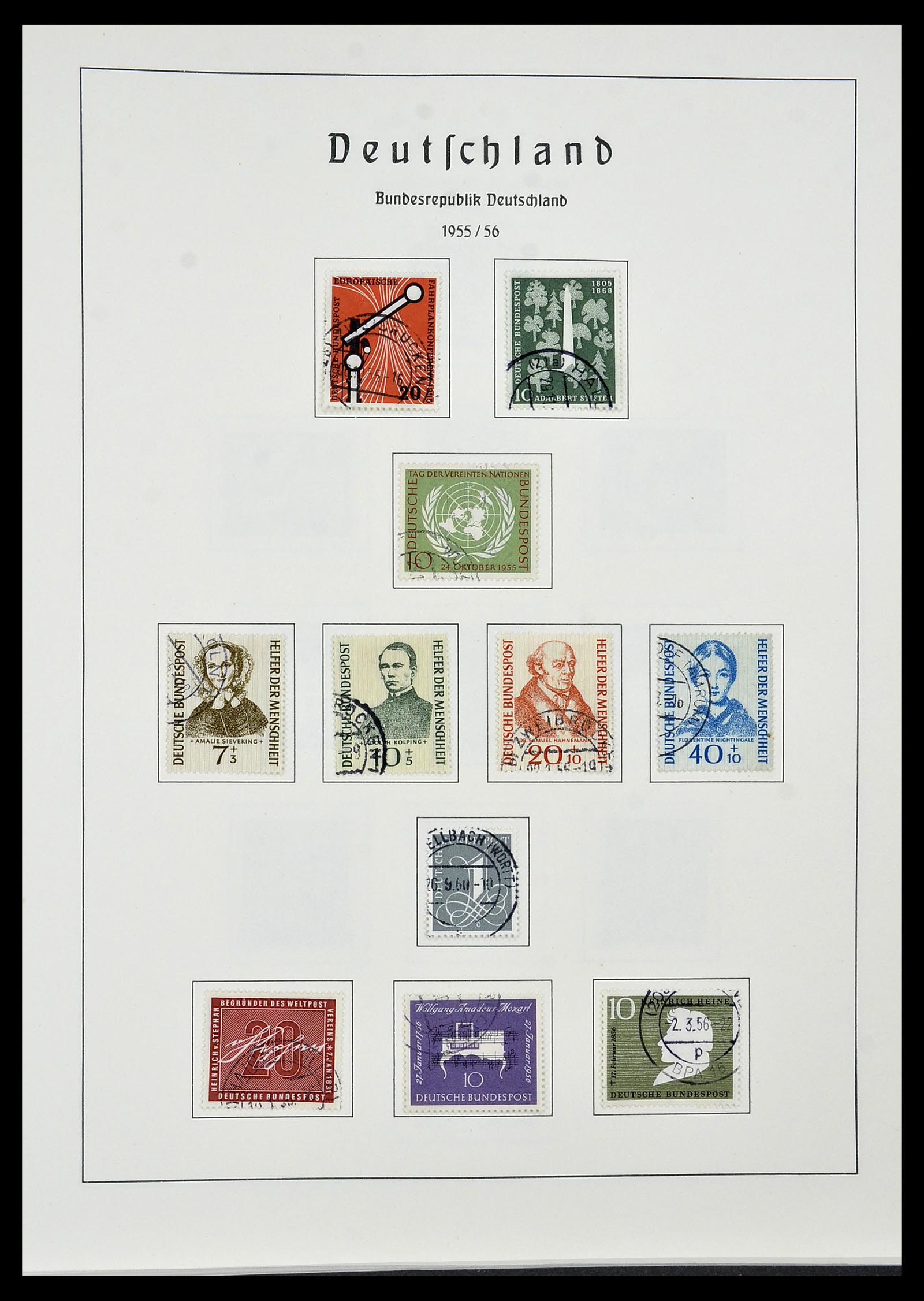 34195 008 - Stamp collection 34195 Bundespost 1949-1981.