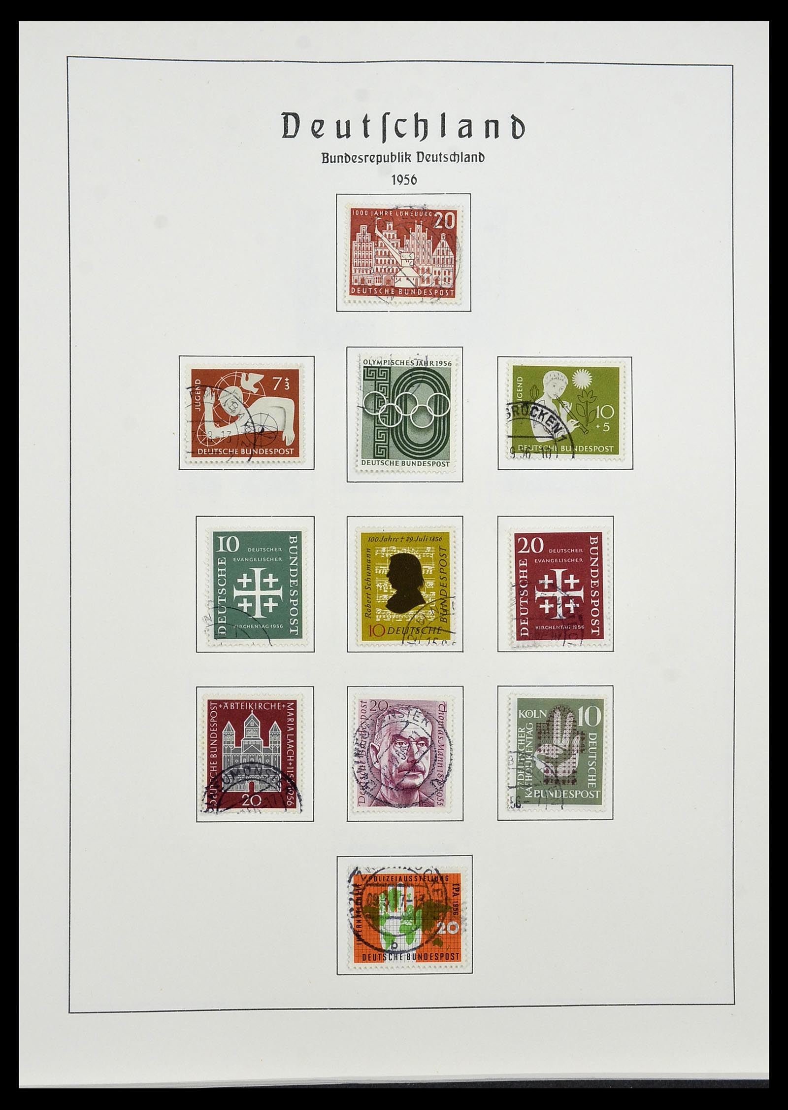 34195 009 - Postzegelverzameling 34195 Bundespost 1949-1981.