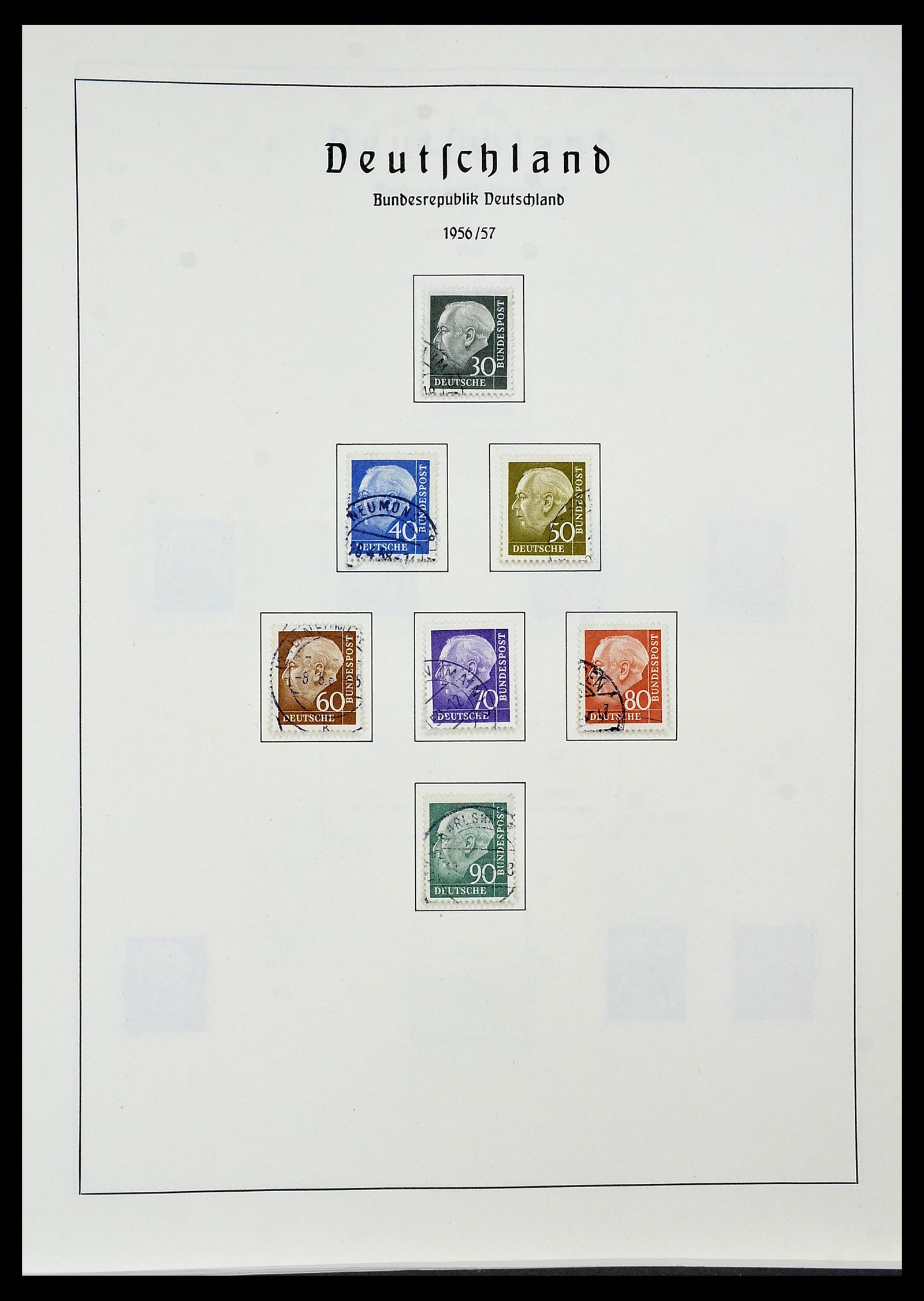 34195 011 - Stamp collection 34195 Bundespost 1949-1981.