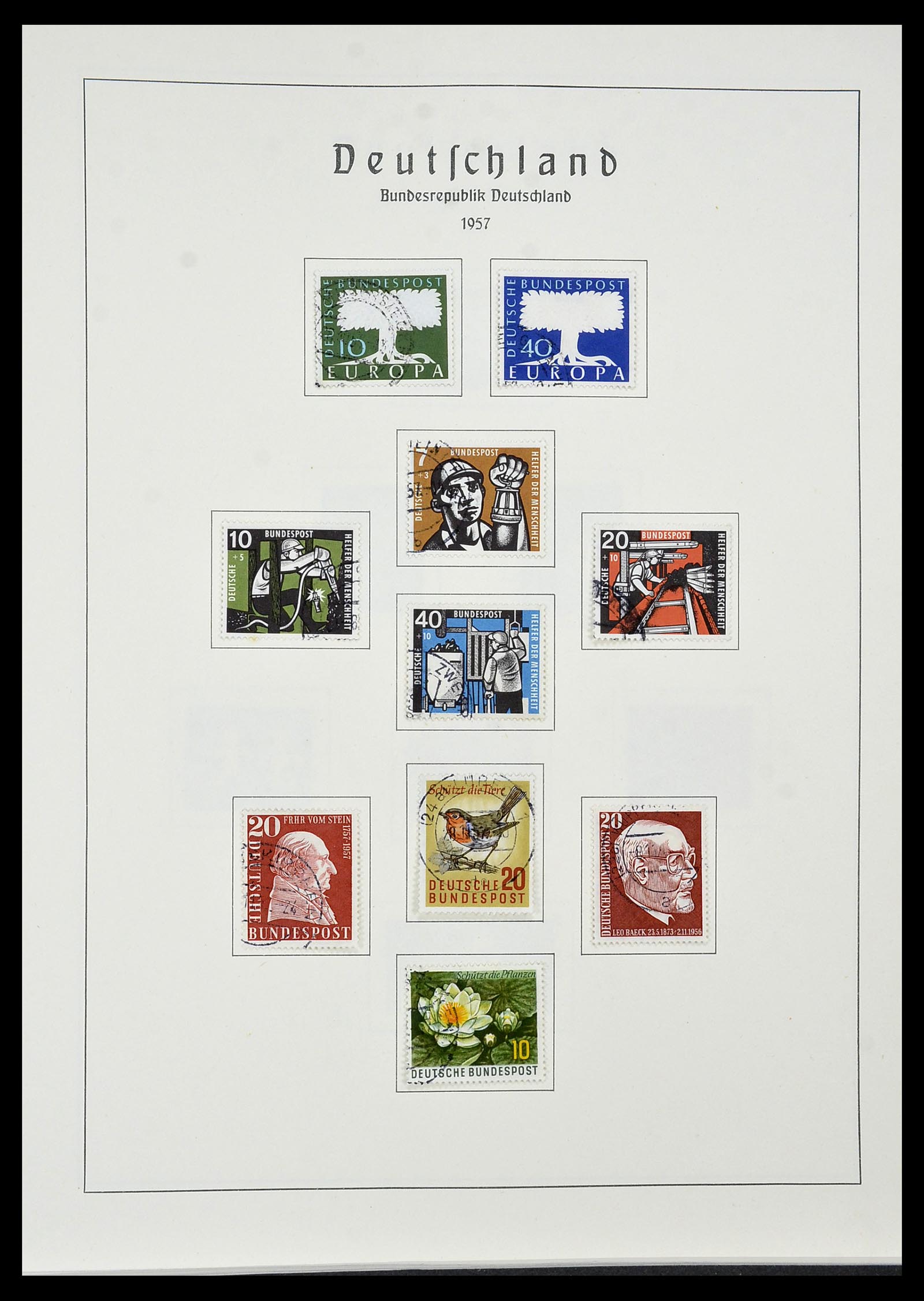 34195 013 - Postzegelverzameling 34195 Bundespost 1949-1981.
