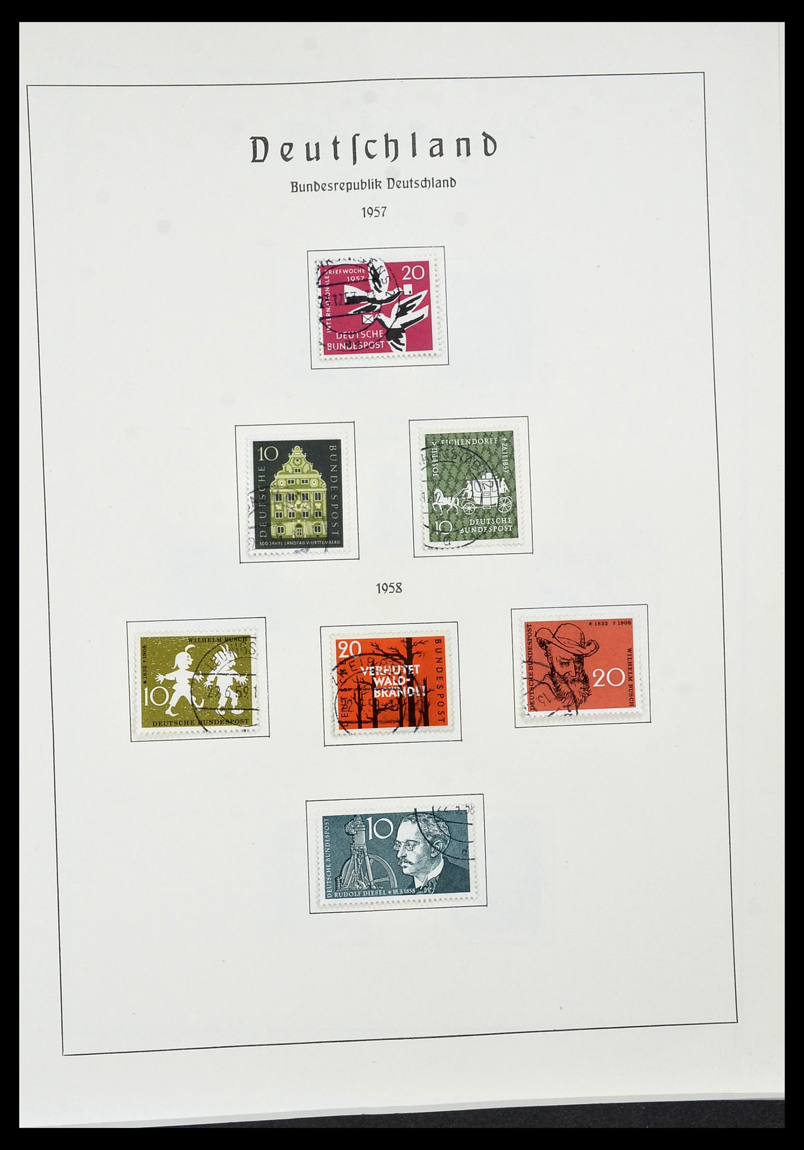 34195 014 - Postzegelverzameling 34195 Bundespost 1949-1981.