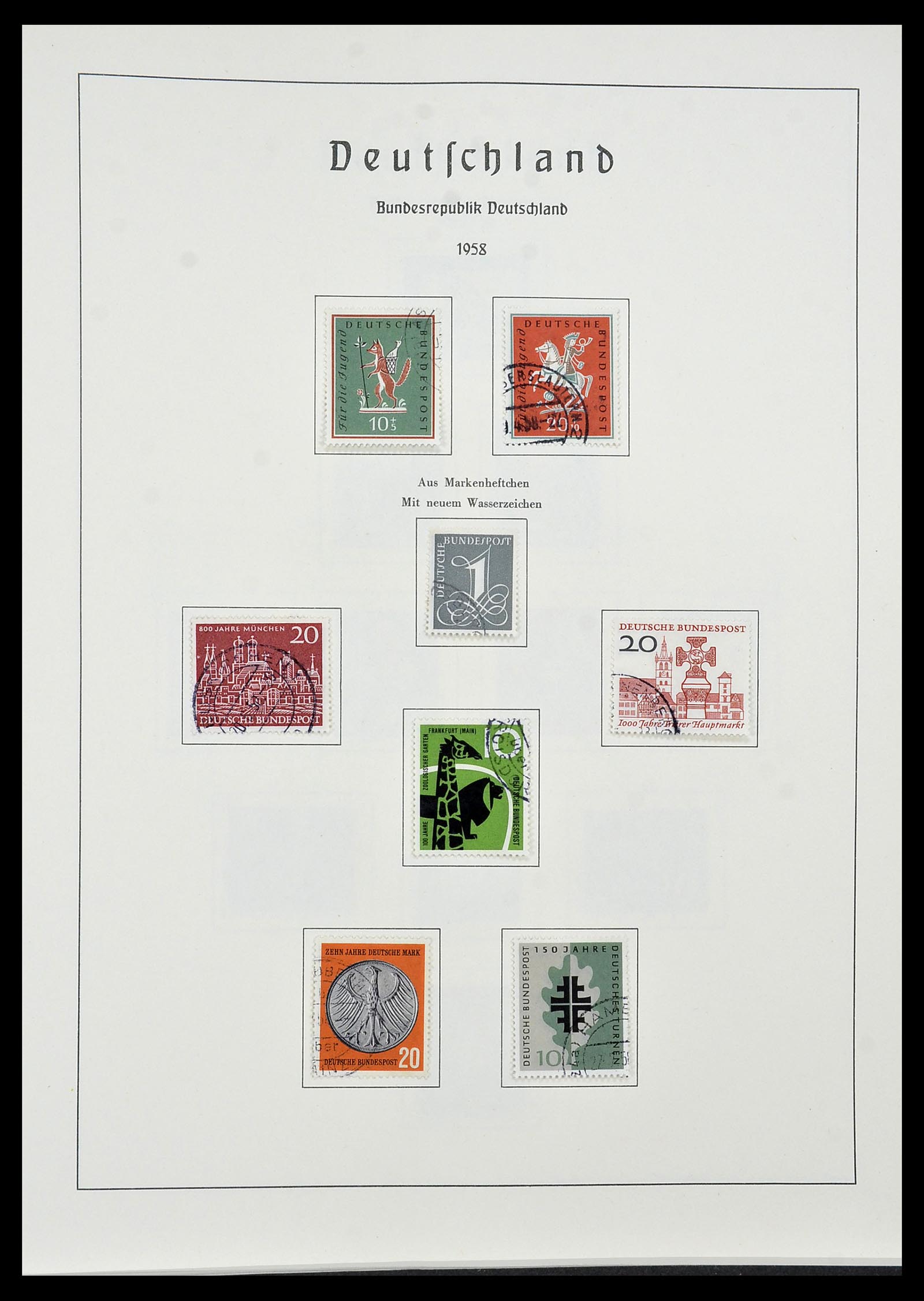 34195 015 - Stamp collection 34195 Bundespost 1949-1981.