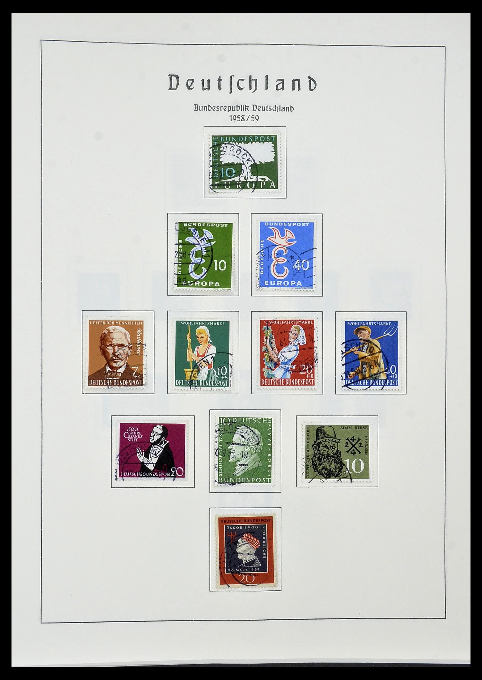 34195 016 - Postzegelverzameling 34195 Bundespost 1949-1981.