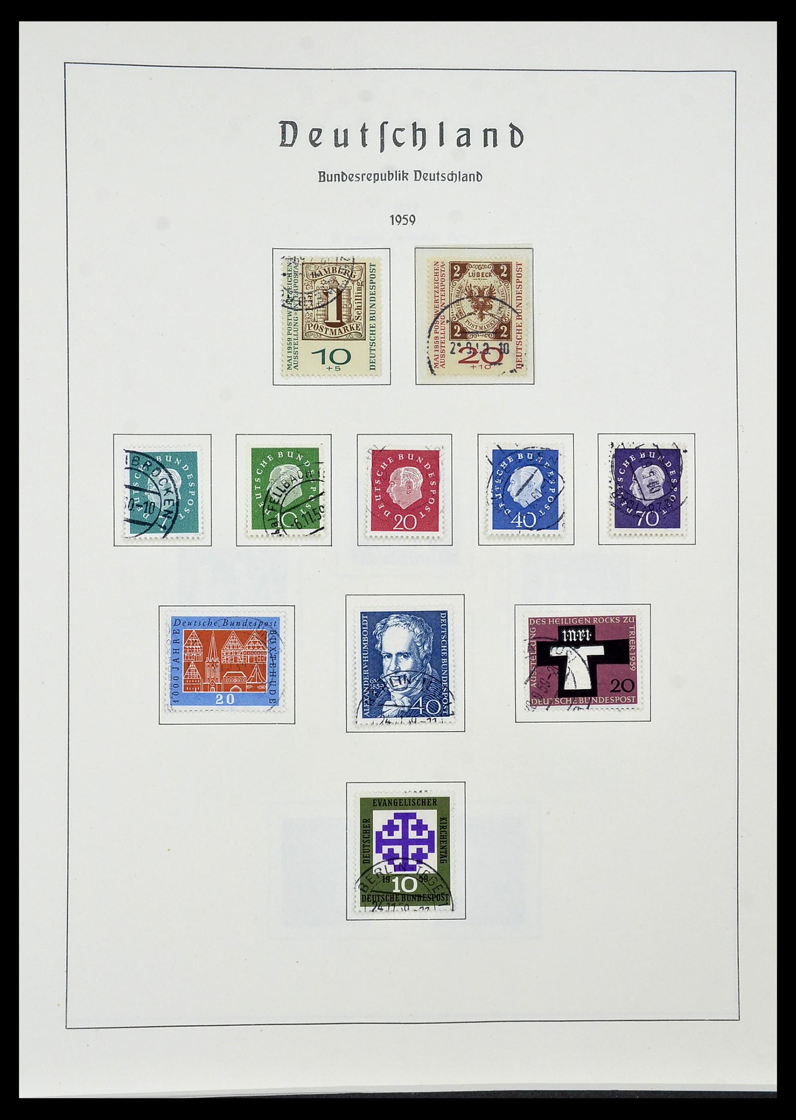 34195 017 - Postzegelverzameling 34195 Bundespost 1949-1981.