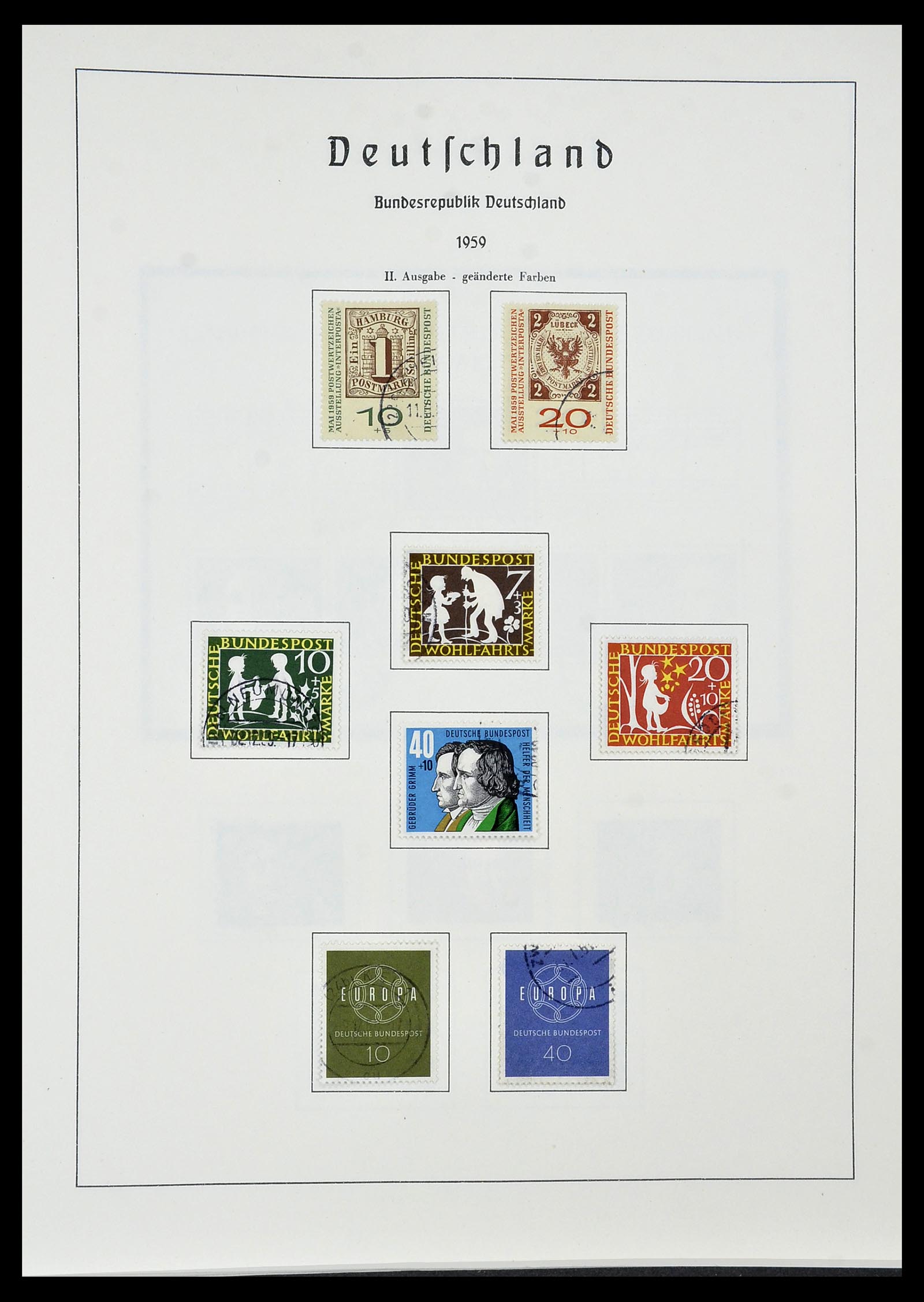 34195 018 - Postzegelverzameling 34195 Bundespost 1949-1981.