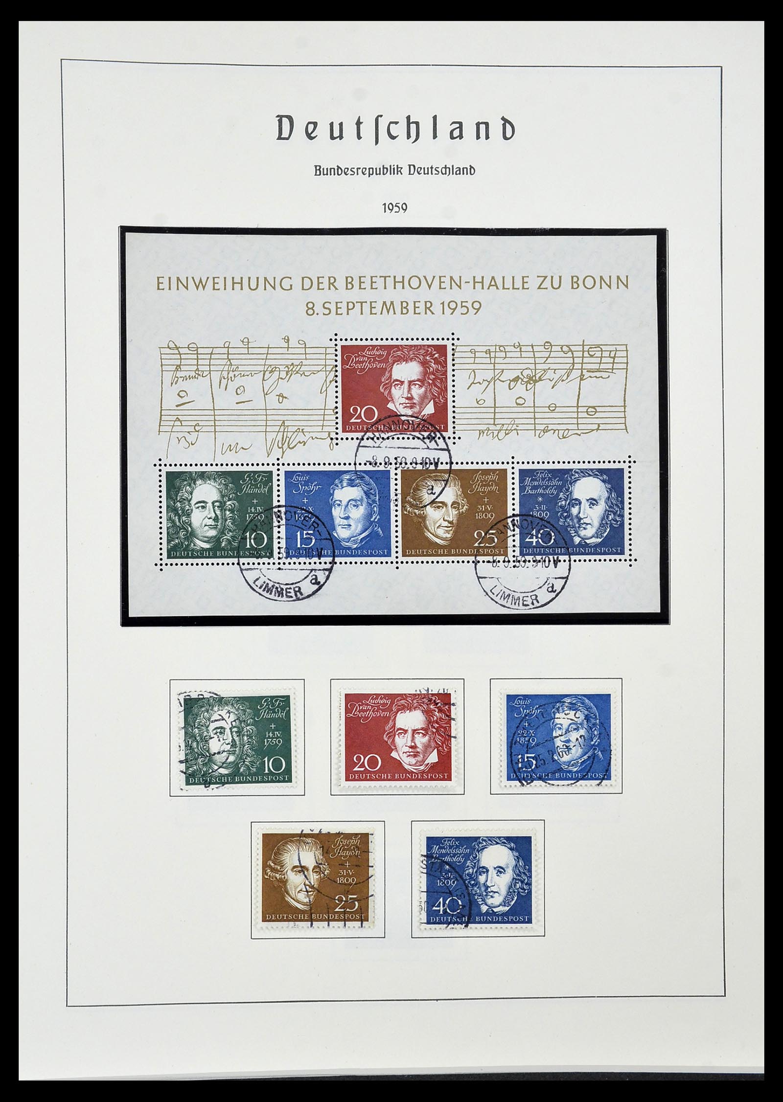 34195 019 - Postzegelverzameling 34195 Bundespost 1949-1981.