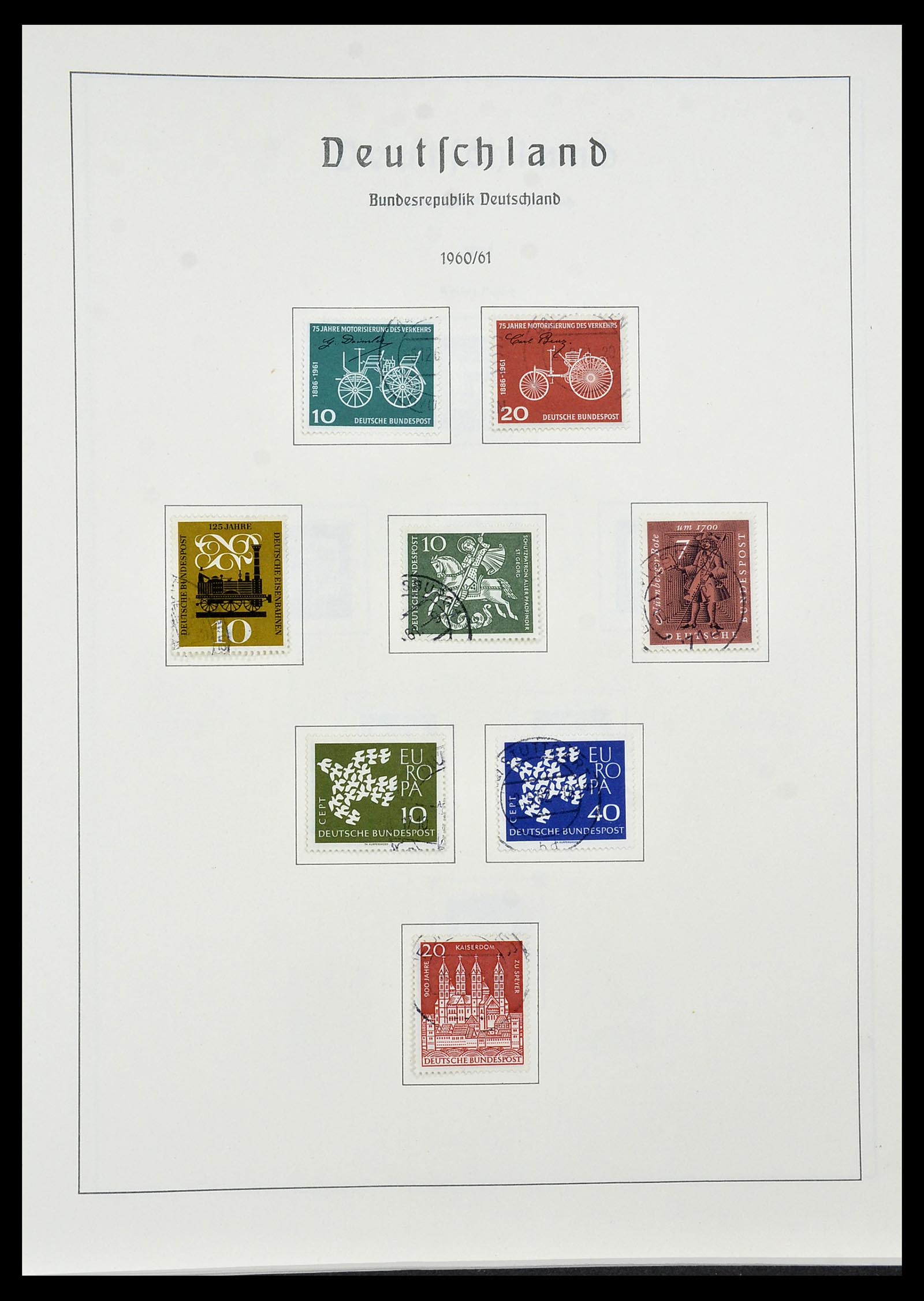 34195 022 - Stamp collection 34195 Bundespost 1949-1981.
