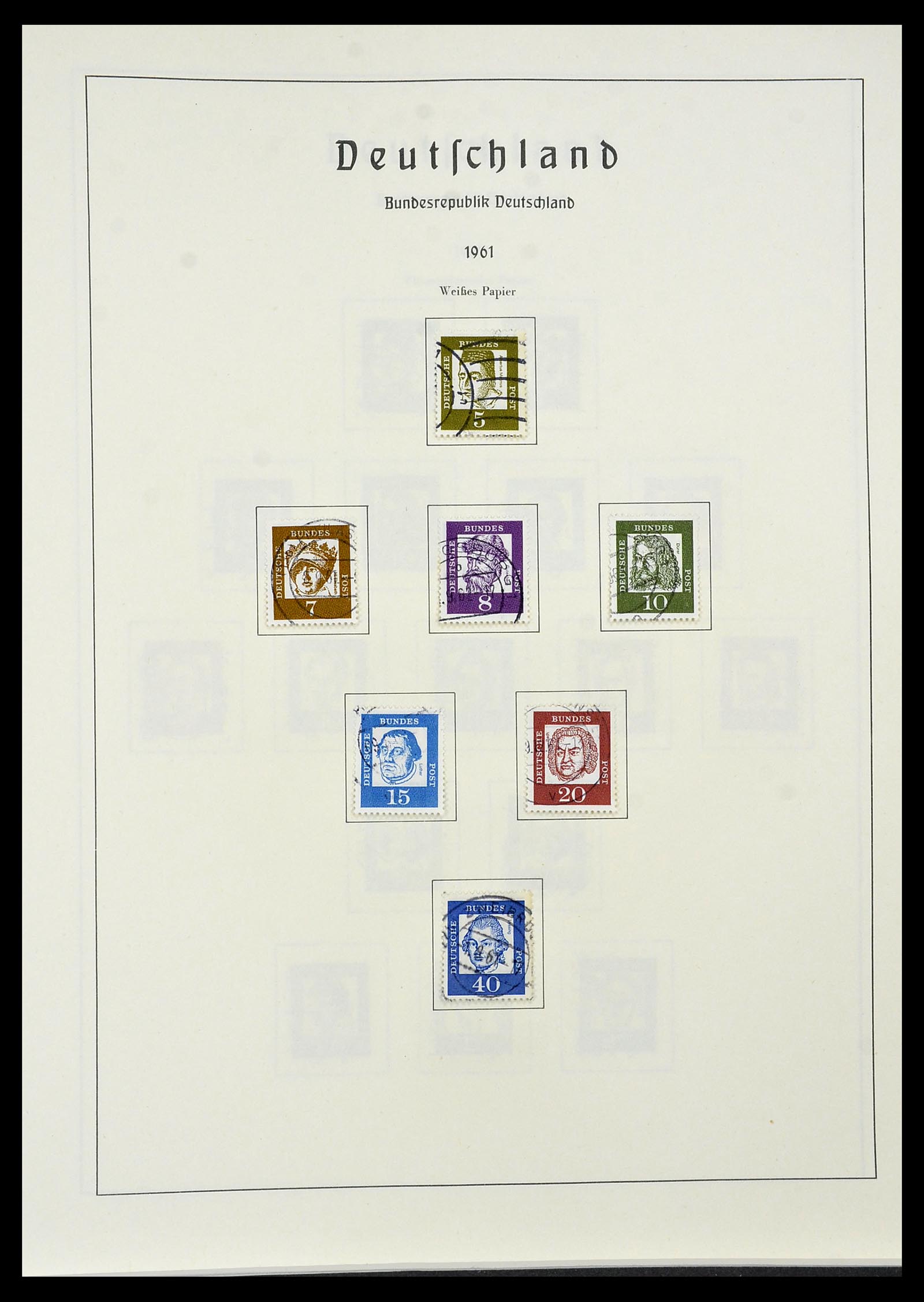 34195 023 - Postzegelverzameling 34195 Bundespost 1949-1981.