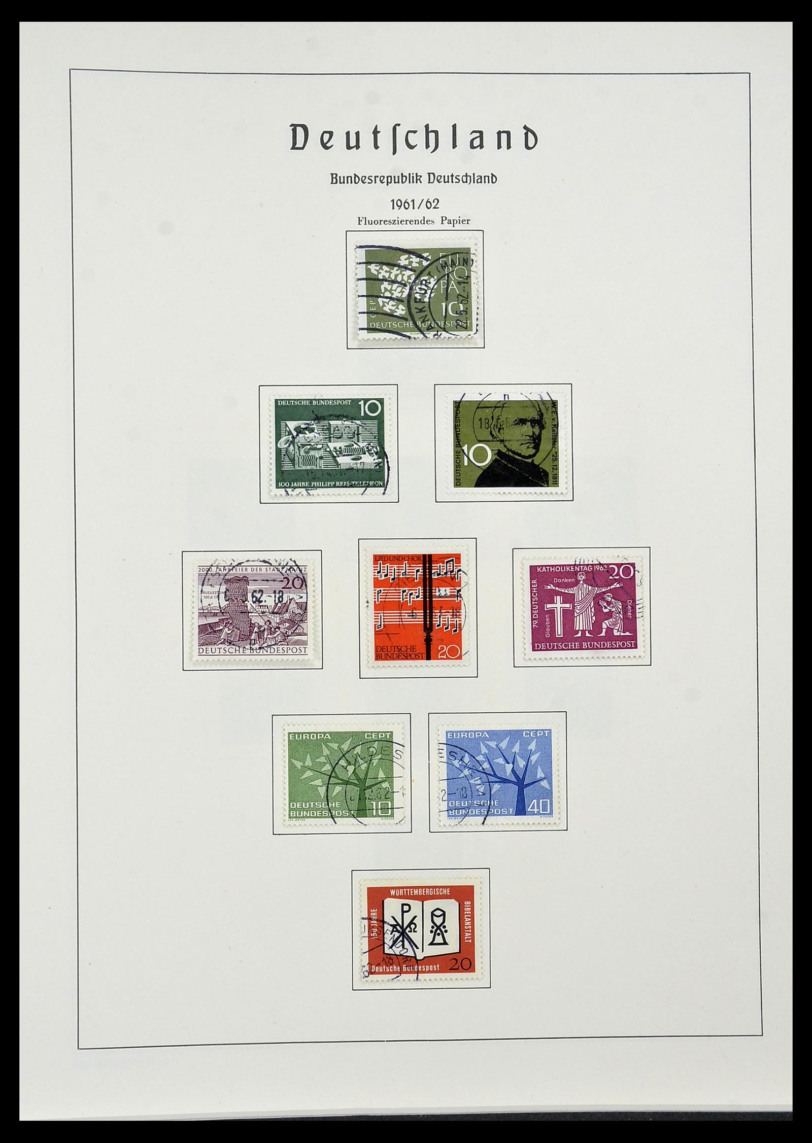 34195 026 - Stamp collection 34195 Bundespost 1949-1981.