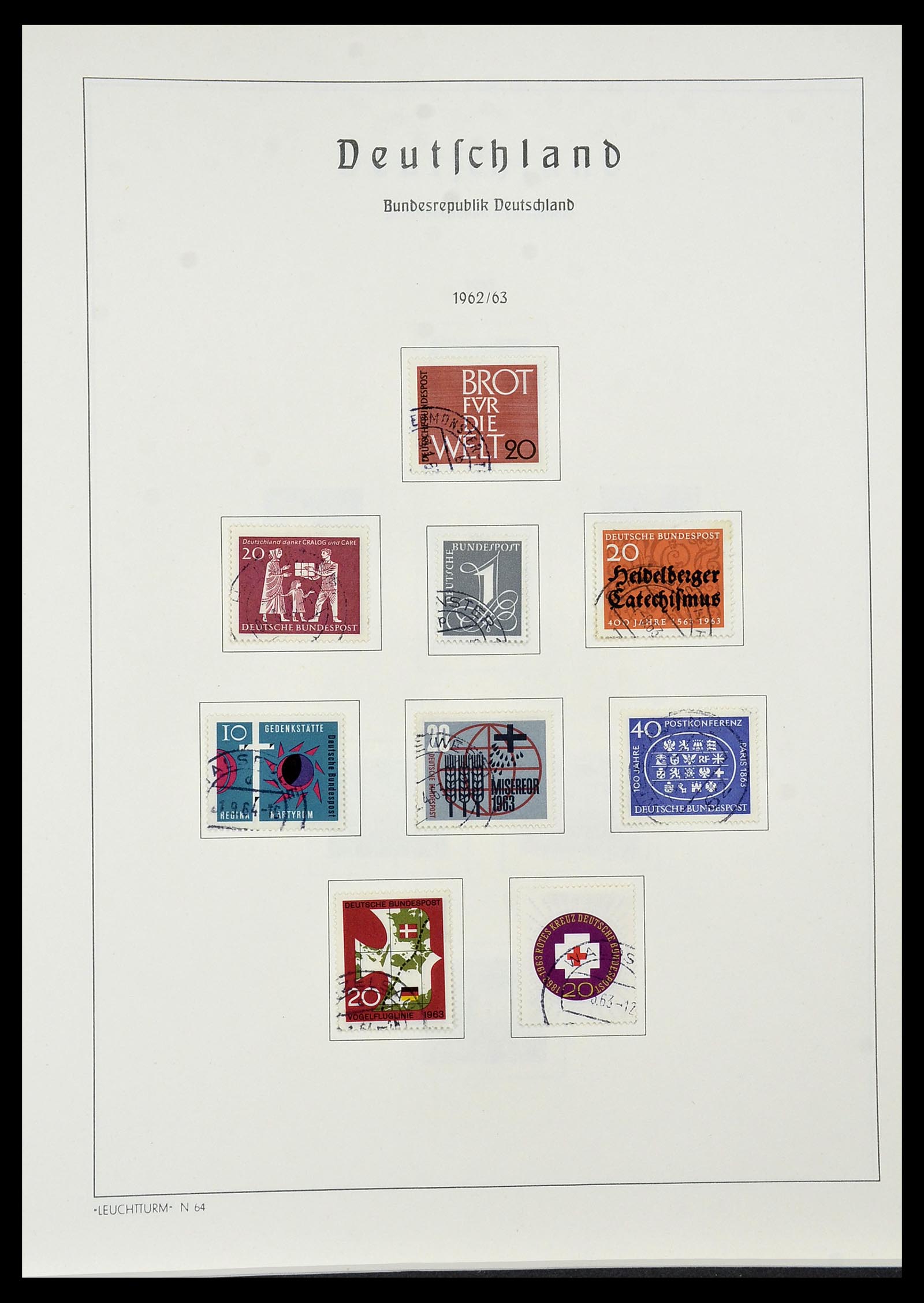 34195 028 - Postzegelverzameling 34195 Bundespost 1949-1981.