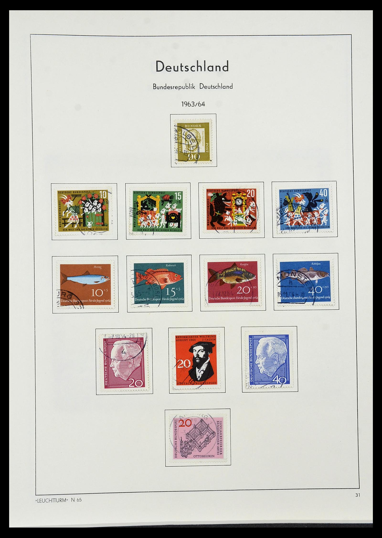 34195 030 - Postzegelverzameling 34195 Bundespost 1949-1981.