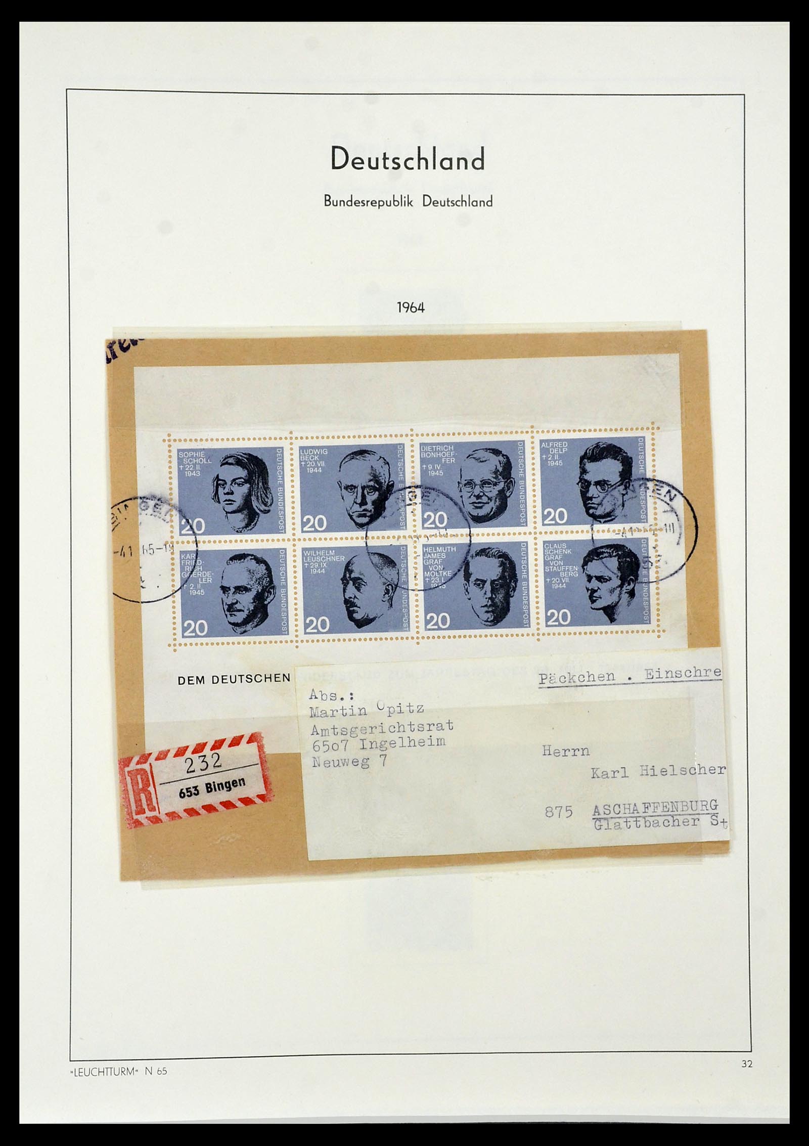 34195 031 - Postzegelverzameling 34195 Bundespost 1949-1981.