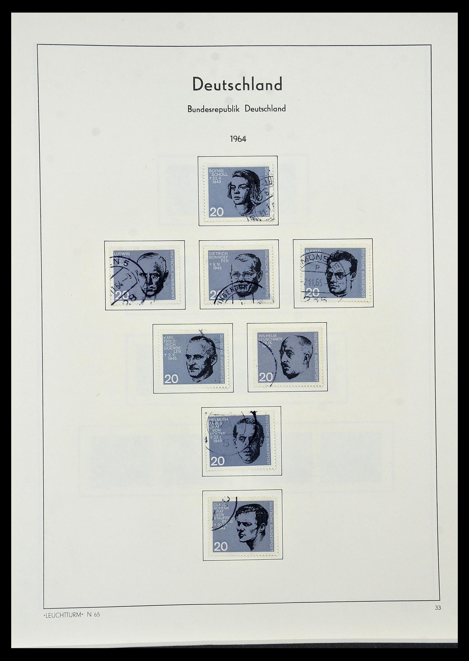 34195 032 - Postzegelverzameling 34195 Bundespost 1949-1981.