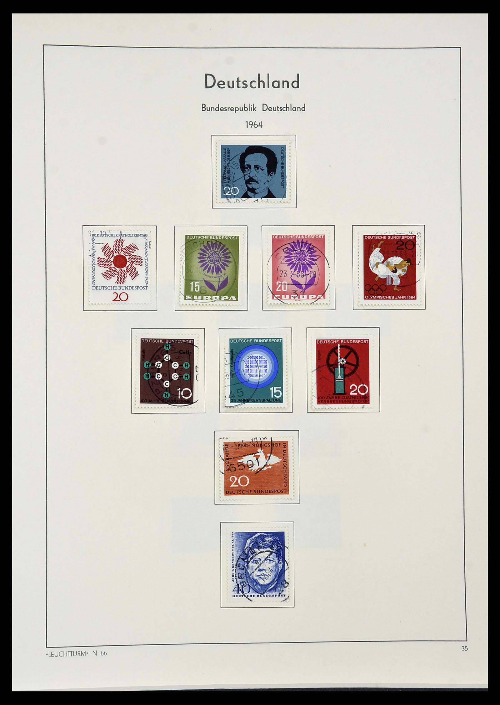 34195 036 - Postzegelverzameling 34195 Bundespost 1949-1981.