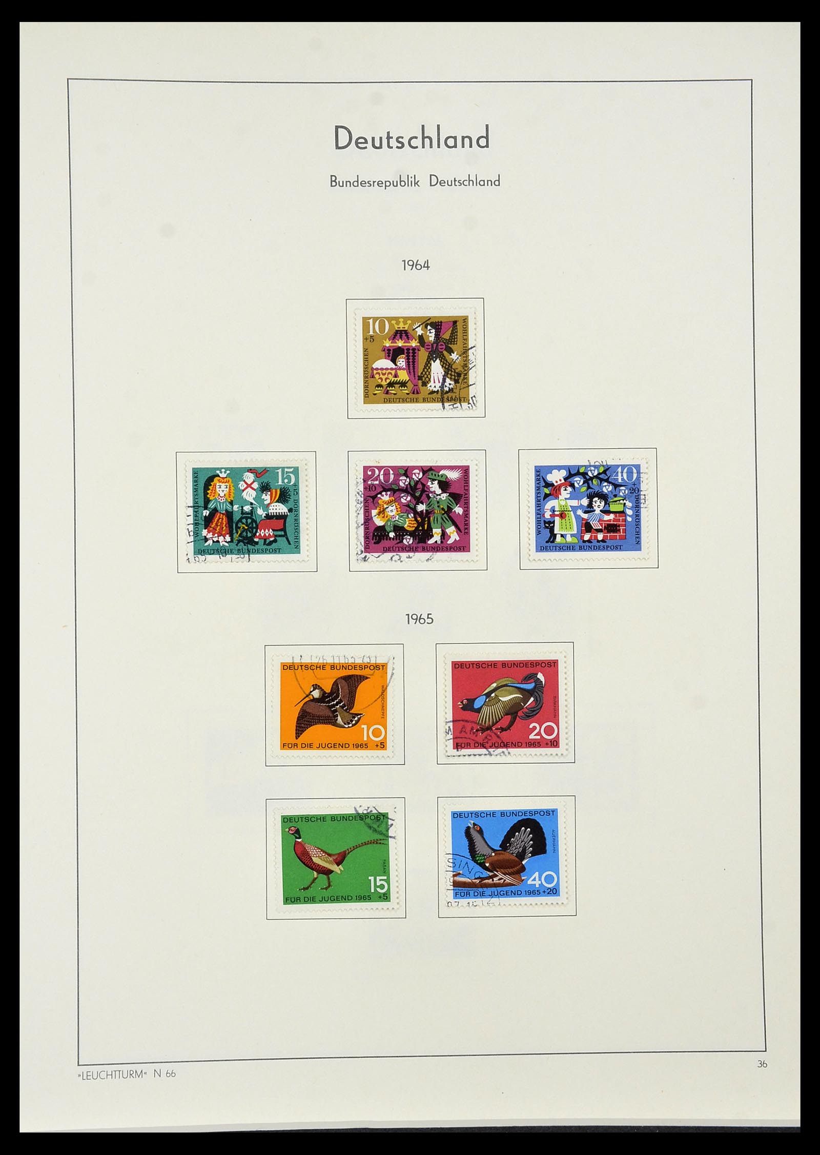 34195 037 - Postzegelverzameling 34195 Bundespost 1949-1981.